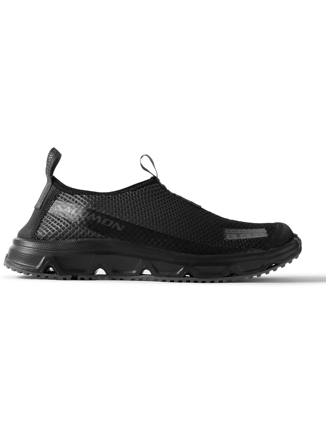 Shop Salomon Rx Moc 3.0 Mesh Slip-on Sneakers In Black