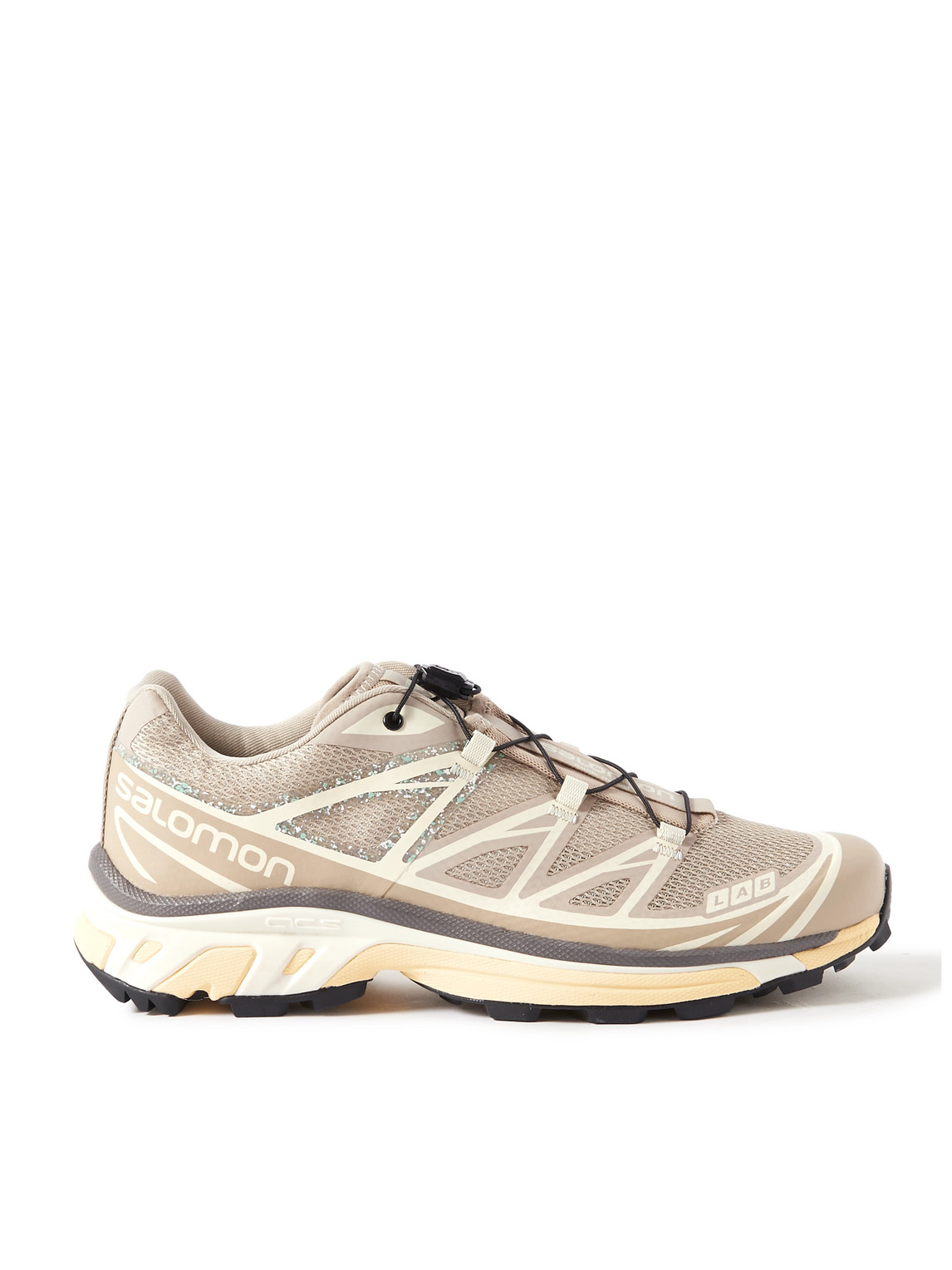 Salomon Xt-6 Mesh And Rubber Sneakers In Neutrals