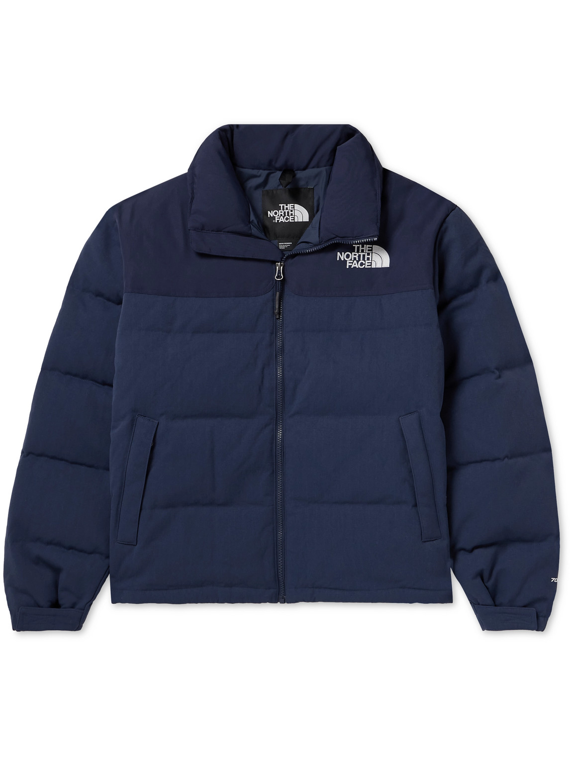 The North Face 1992 Nuptse Logo-embroidered Quilted Recycled Ripstop Down Jacket In Blue