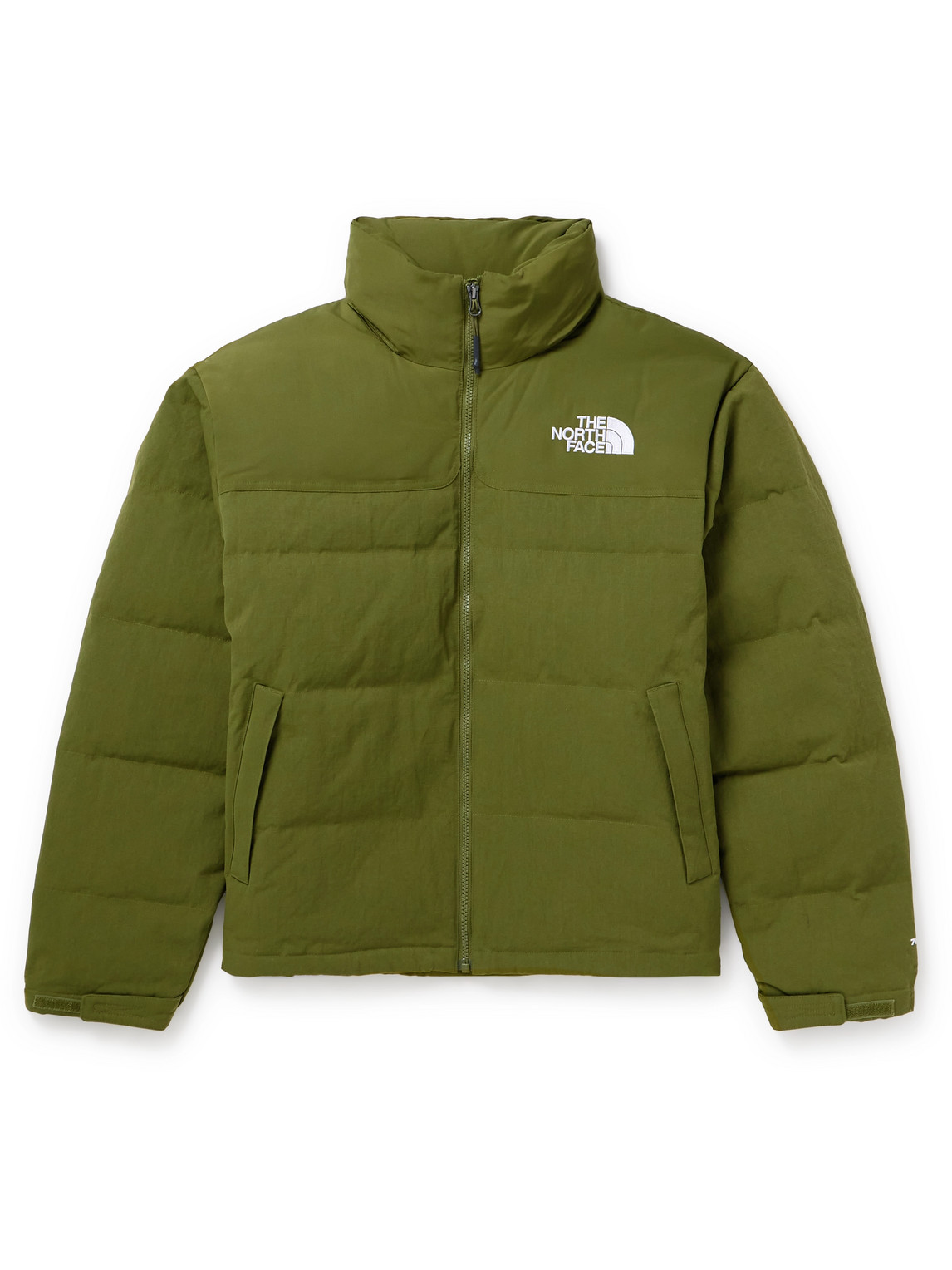 The North Face 1992 Nuptse Logo-embroidered Quilted Ripstop Recycled-down Jacket In Green