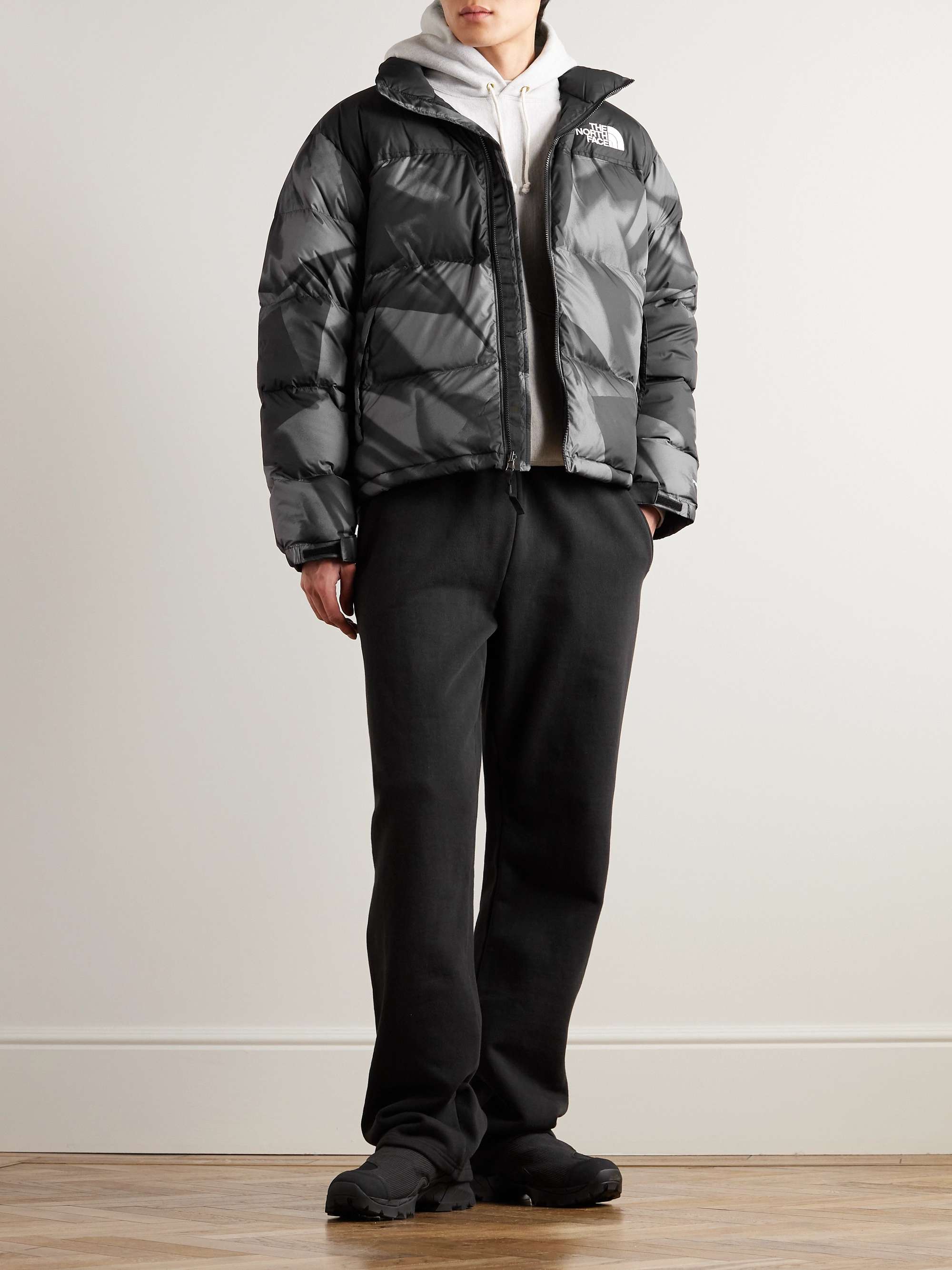 THE NORTH FACE Piumino trapuntato in shell floreale con trattamento DWR 1996 Retro Nuptse