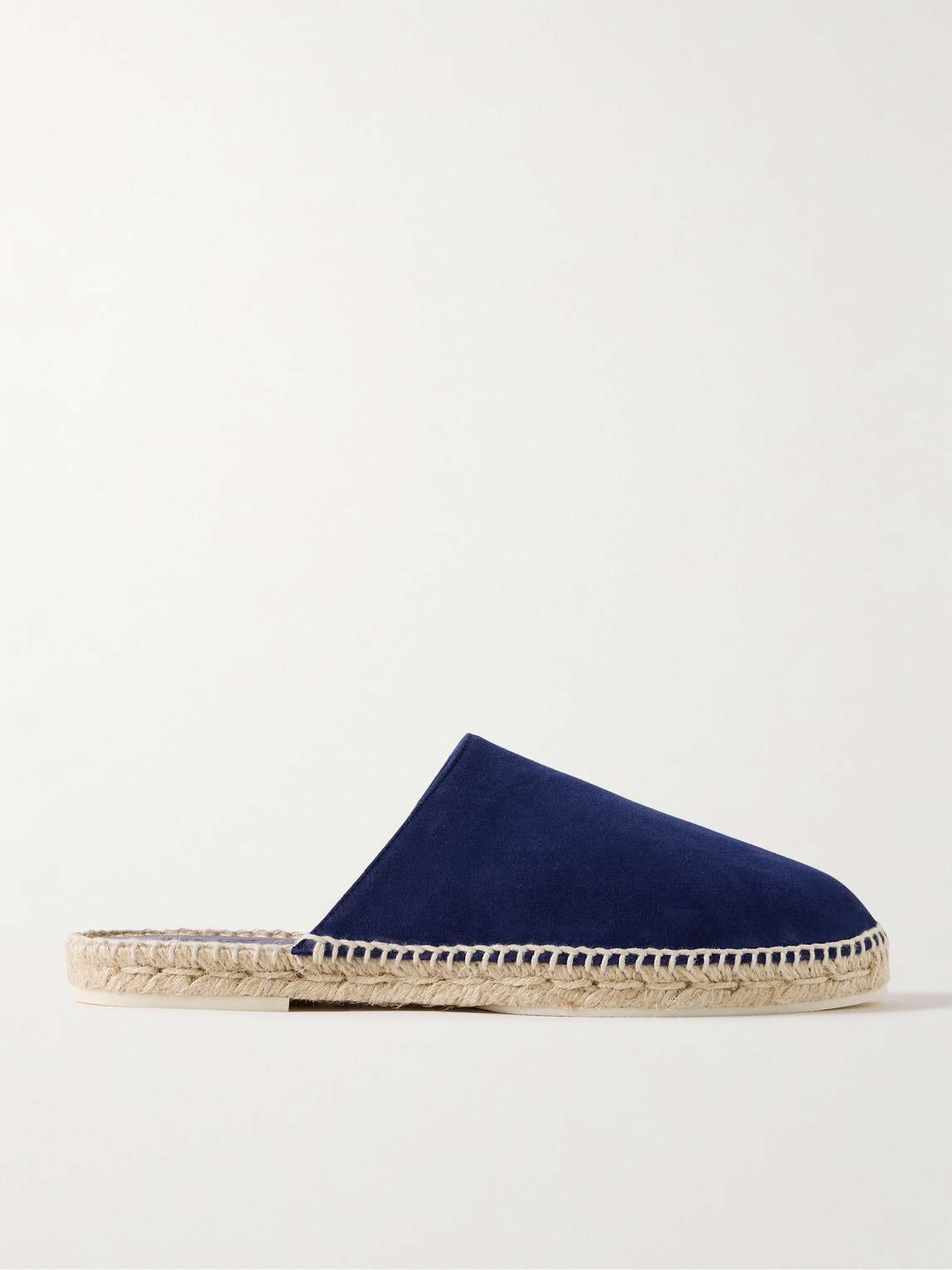 Loro Piana Seaside Walk Suede Backless Espadrilles - Men