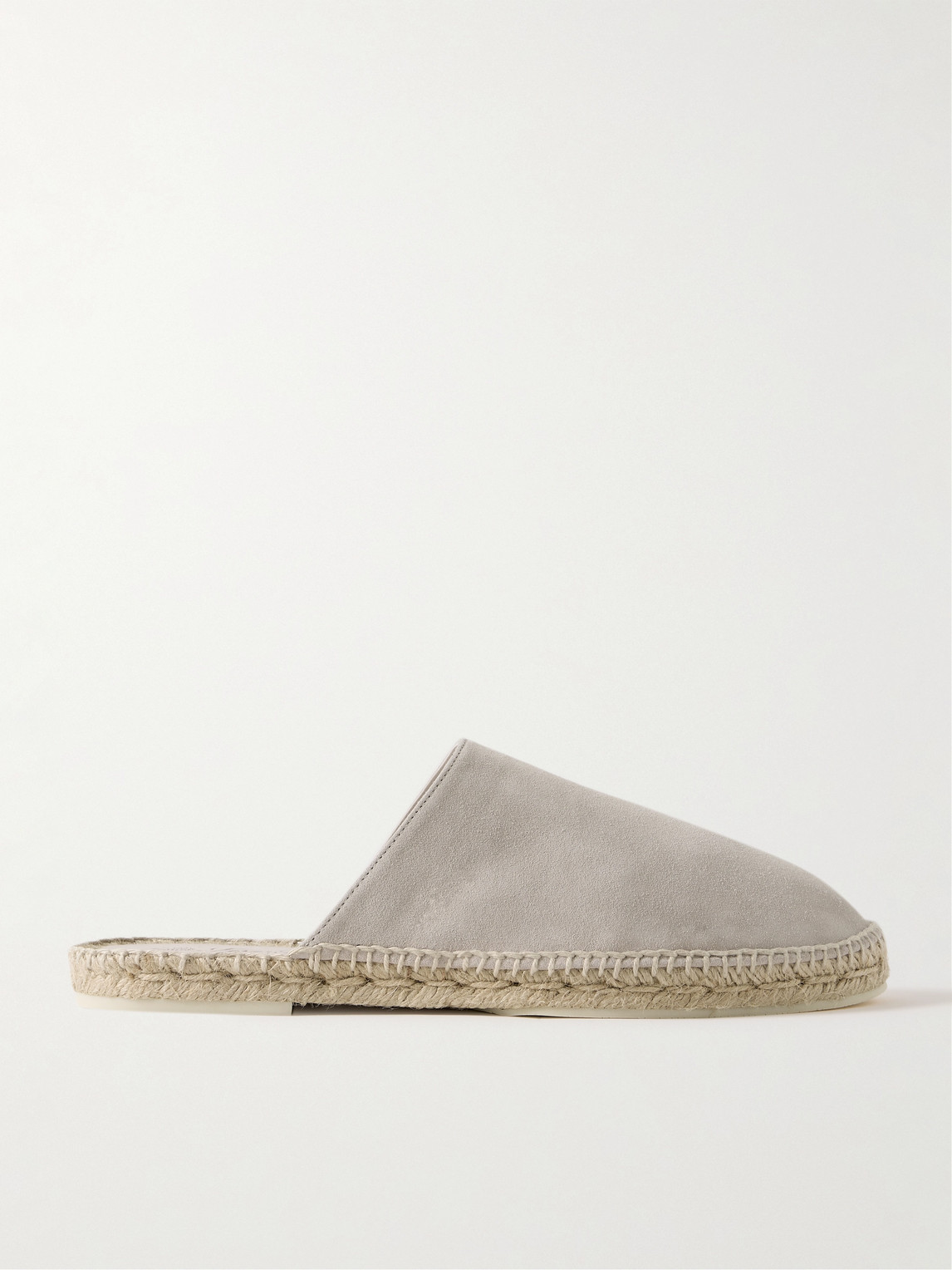 Loro Piana Seaside Walk Suede Backless Espadrilles - Men