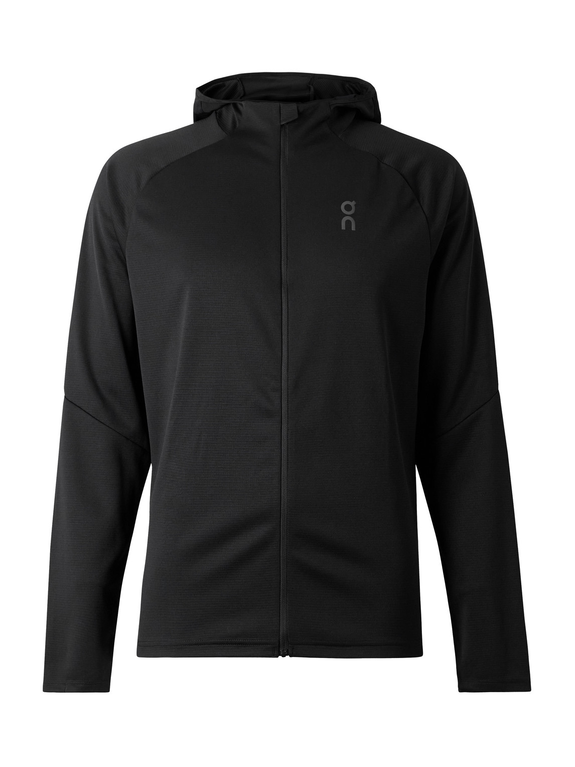 On Climate Recycled-shell Zip-up Hoodie In Black