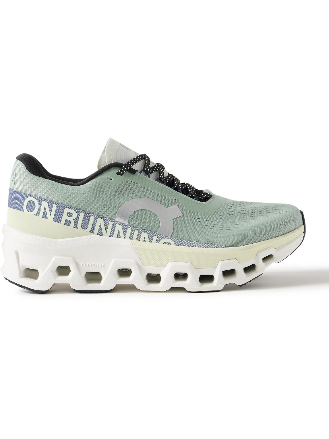 On Cloudmster 2 Rubber-trimmed Mesh Running Trainers In Green