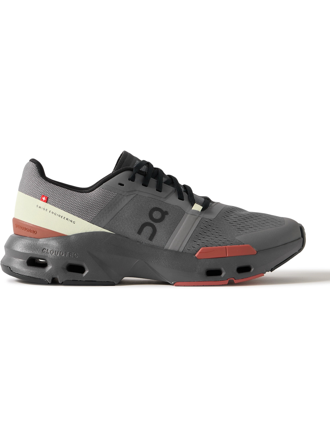 ON CLOUDPULSE RUBBER-TRIMMED MESH SNEAKERS