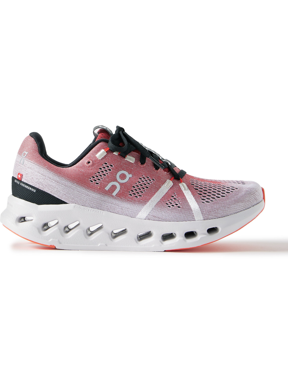 On Red Cloudsurfer Sneakers In Red
