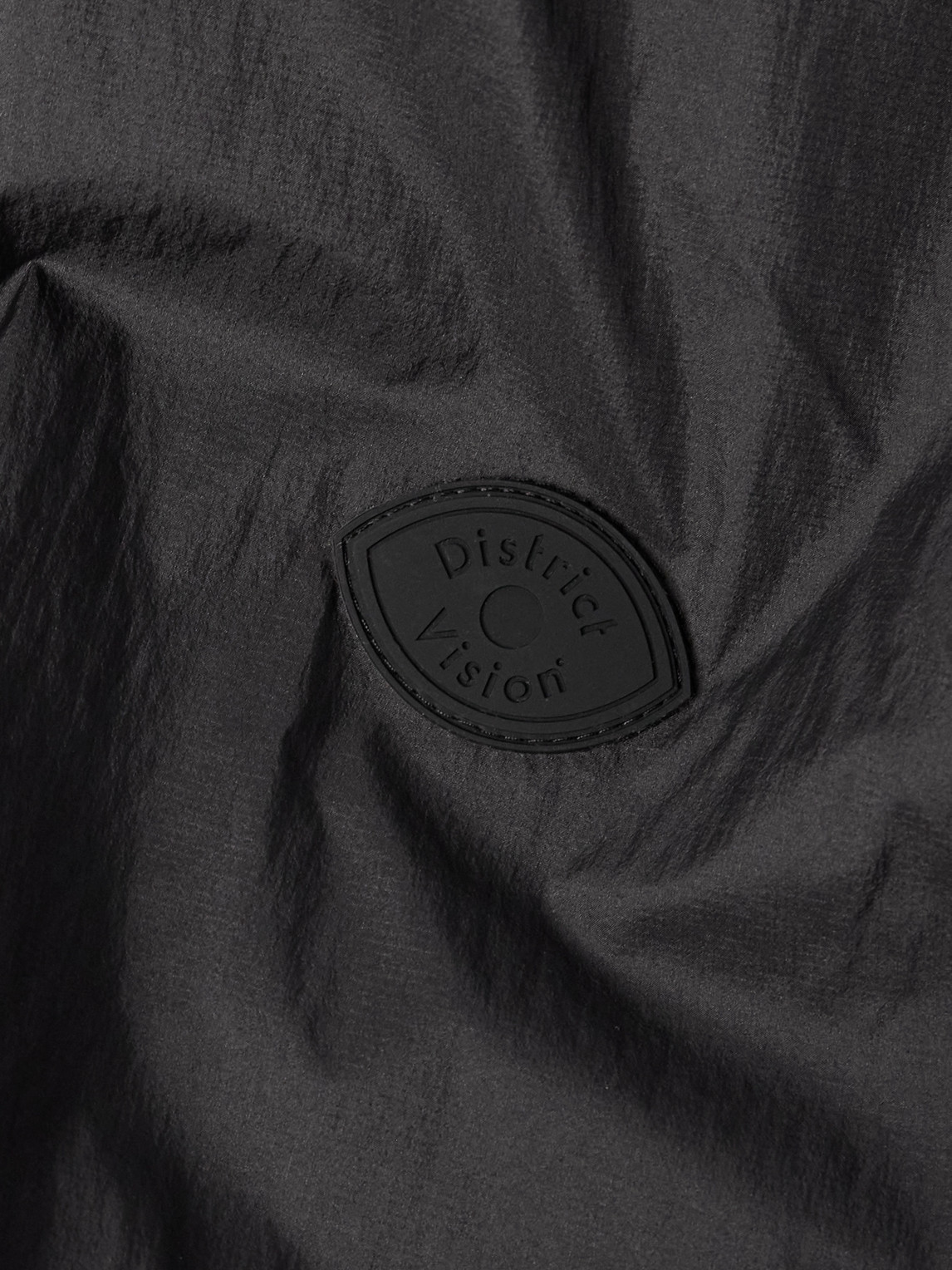 District Vision Waterproof Hodded Jacket In Black