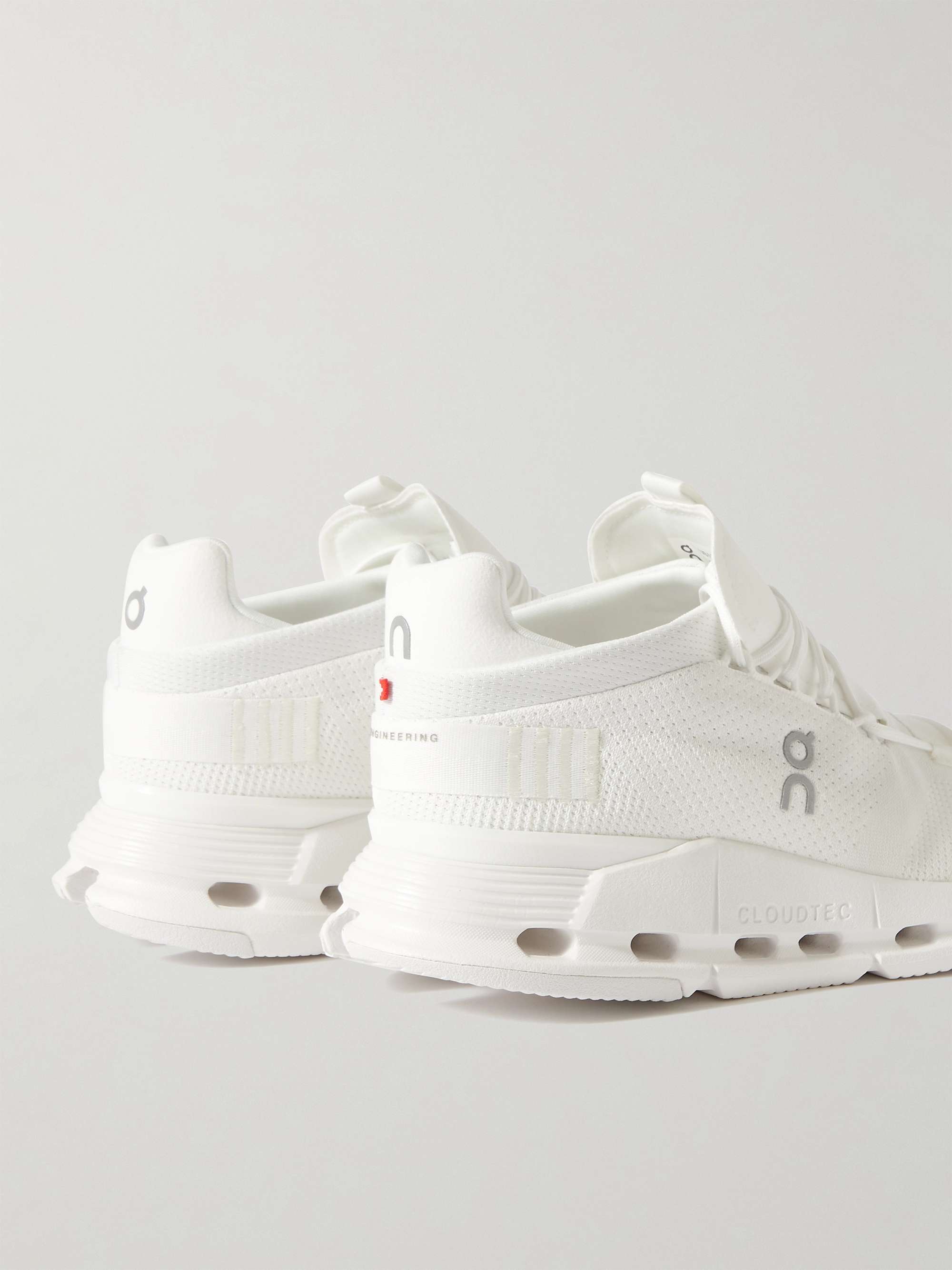 ON Cloudnova Rubber-Trimmed Mesh Running Sneakers