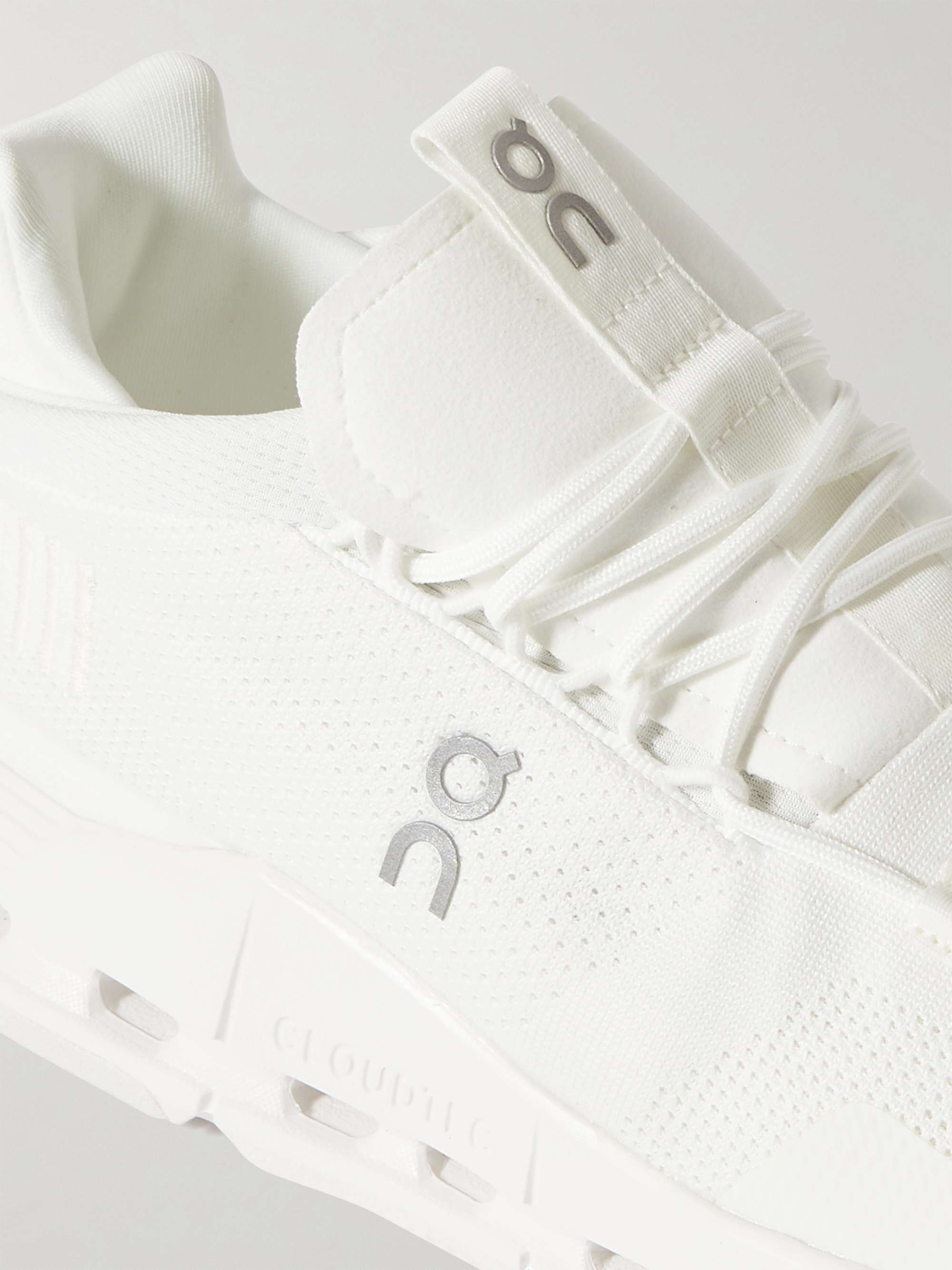 ON Cloudnova Rubber-Trimmed Mesh Running Sneakers
