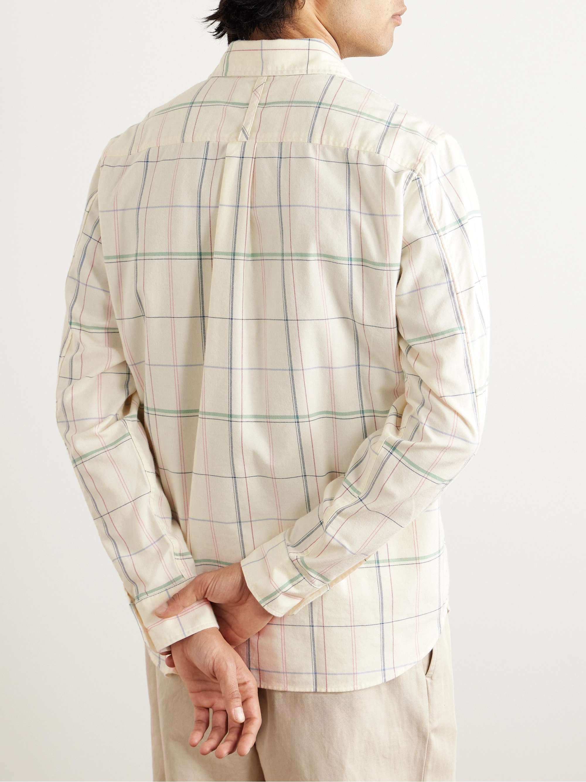 MR P. Checked Organic Cotton-Twill Shirt for Men | MR PORTER