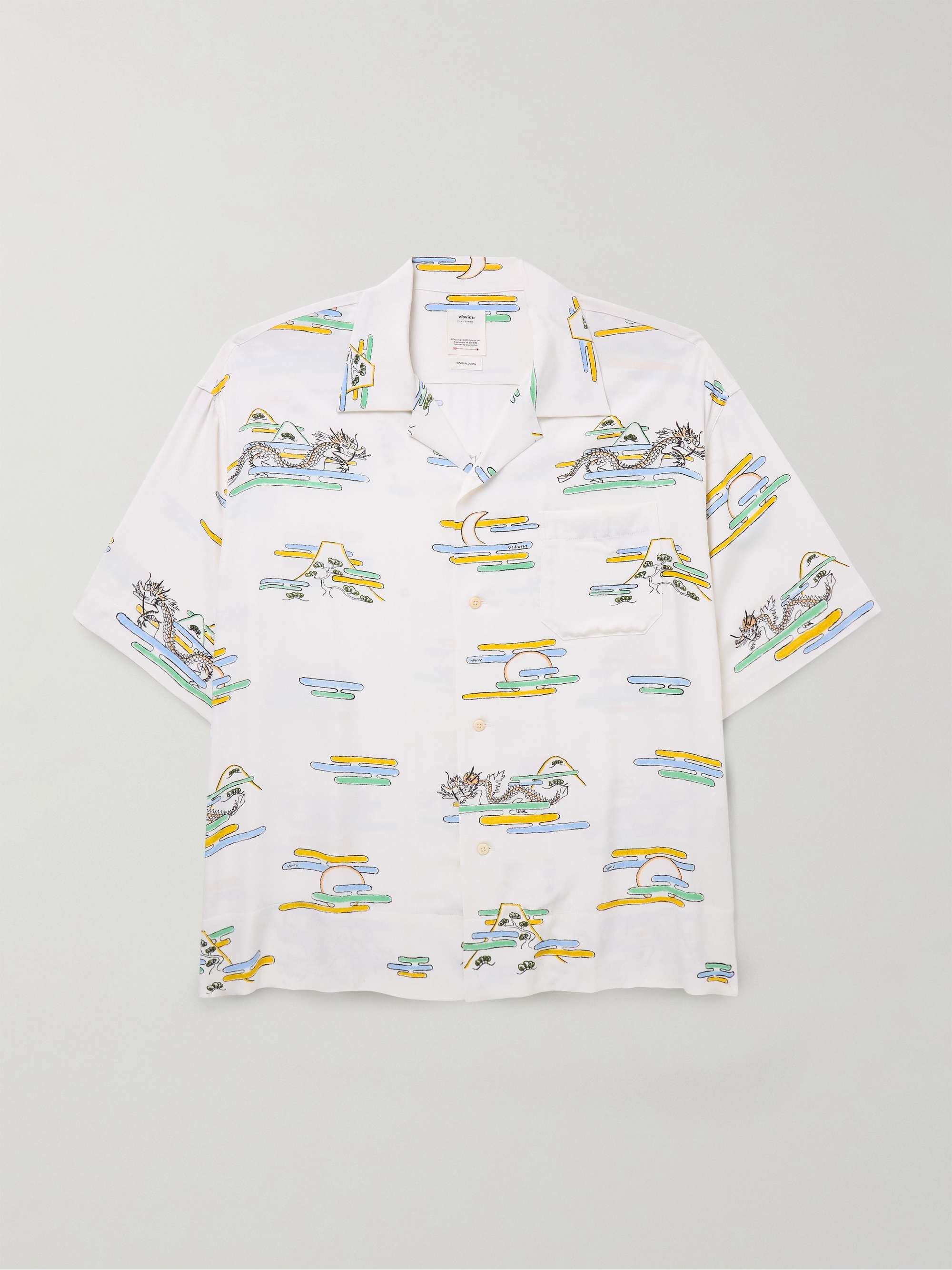 VISVIM Copa Camp-Collar Printed Crepe Shirt for Men | MR PORTER VISVIM Copa Camp-Collar Printed Crepe Shirt for Men | MR PORTER