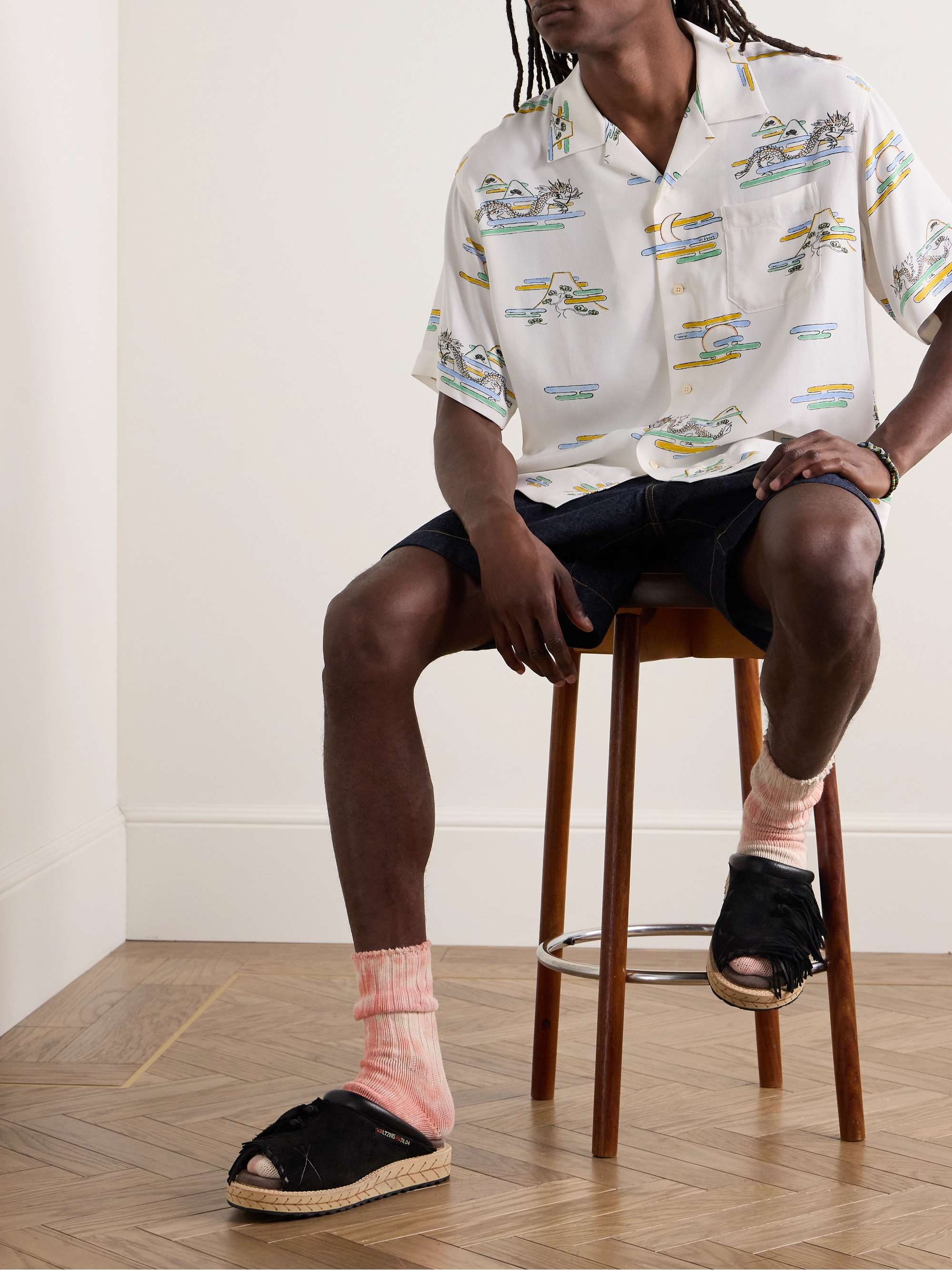 VISVIM Copa Camp-Collar Printed Crepe Shirt for Men | MR PORTER VISVIM Copa Camp-Collar Printed Crepe Shirt for Men | MR PORTER