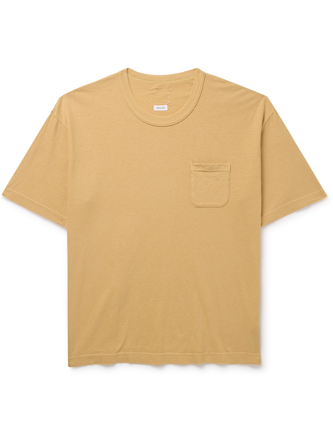 Jumbo Garment-Dyed Cotton-Blend Jersey T-Shirt