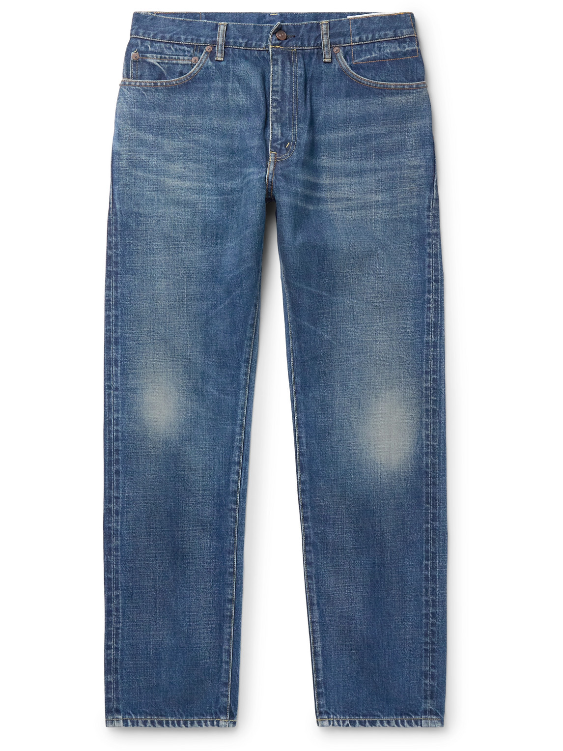 Visvim Social Sculpture 21 Slim-fit Straight-leg Jeans In Blue