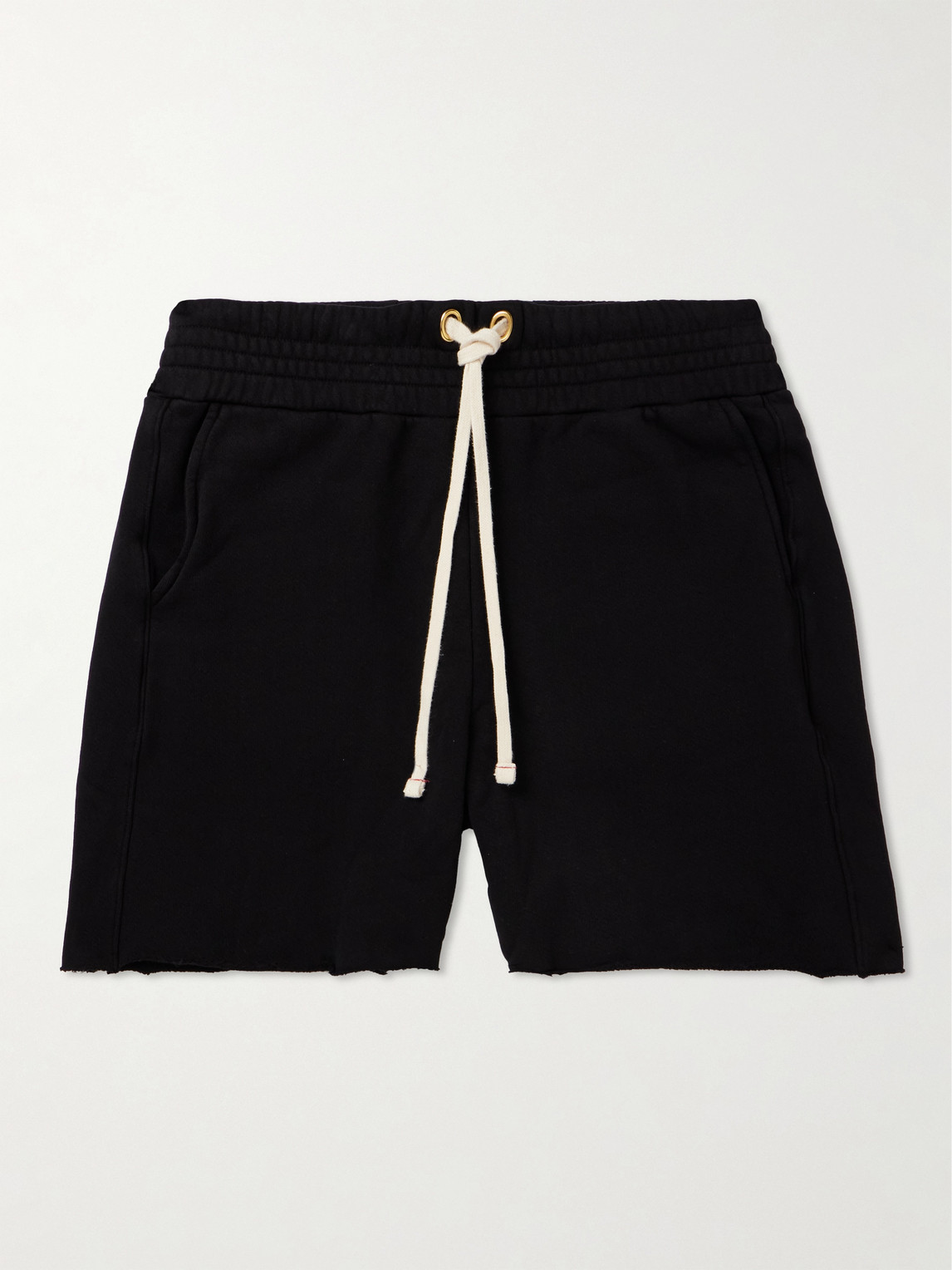 Les Tien traight-Leg Garment-Dyed Cotton-Jersey Drawstring horts - Men
