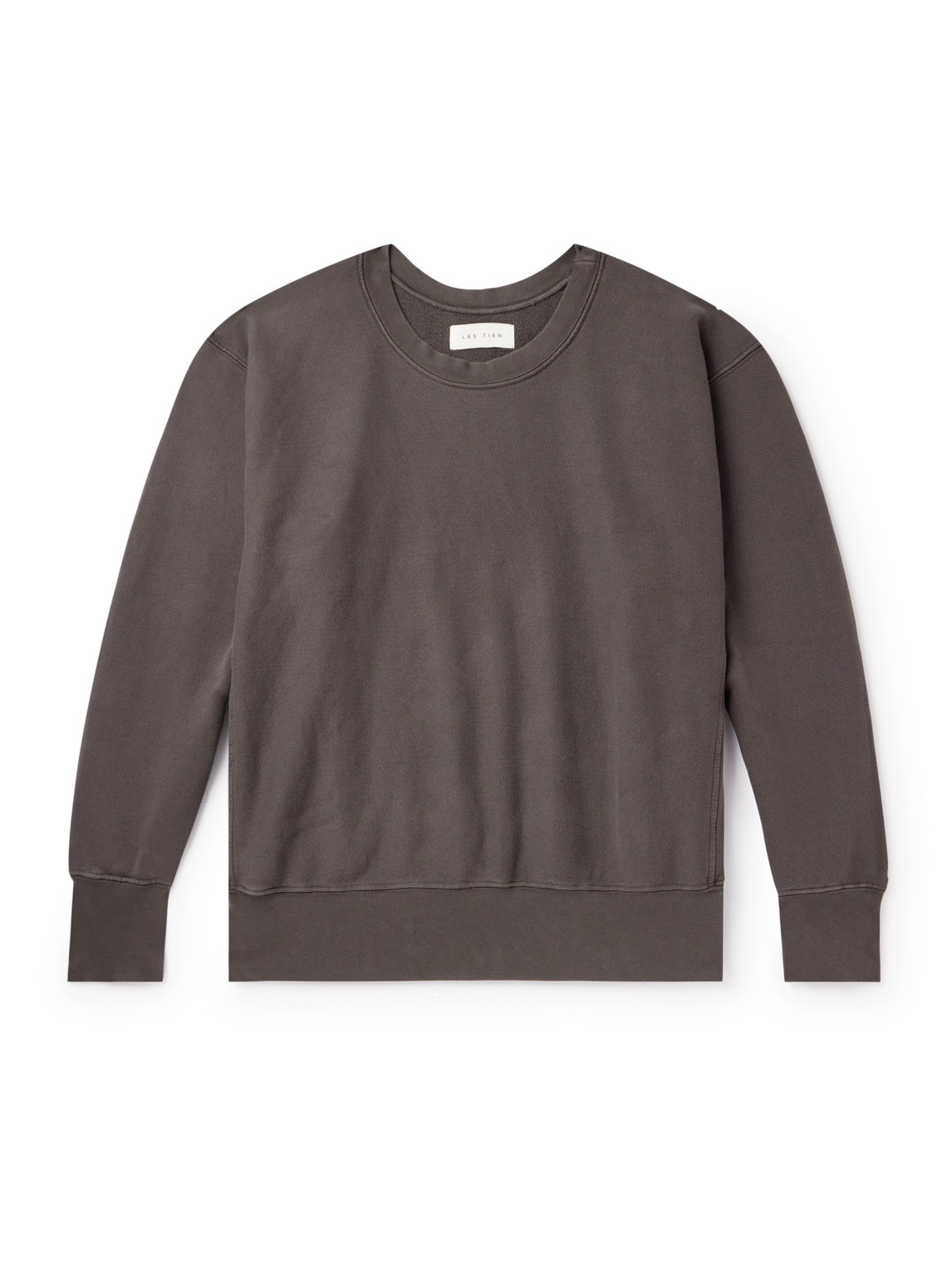 Les Tien Cotton-jersey Sweatshirt In Grey