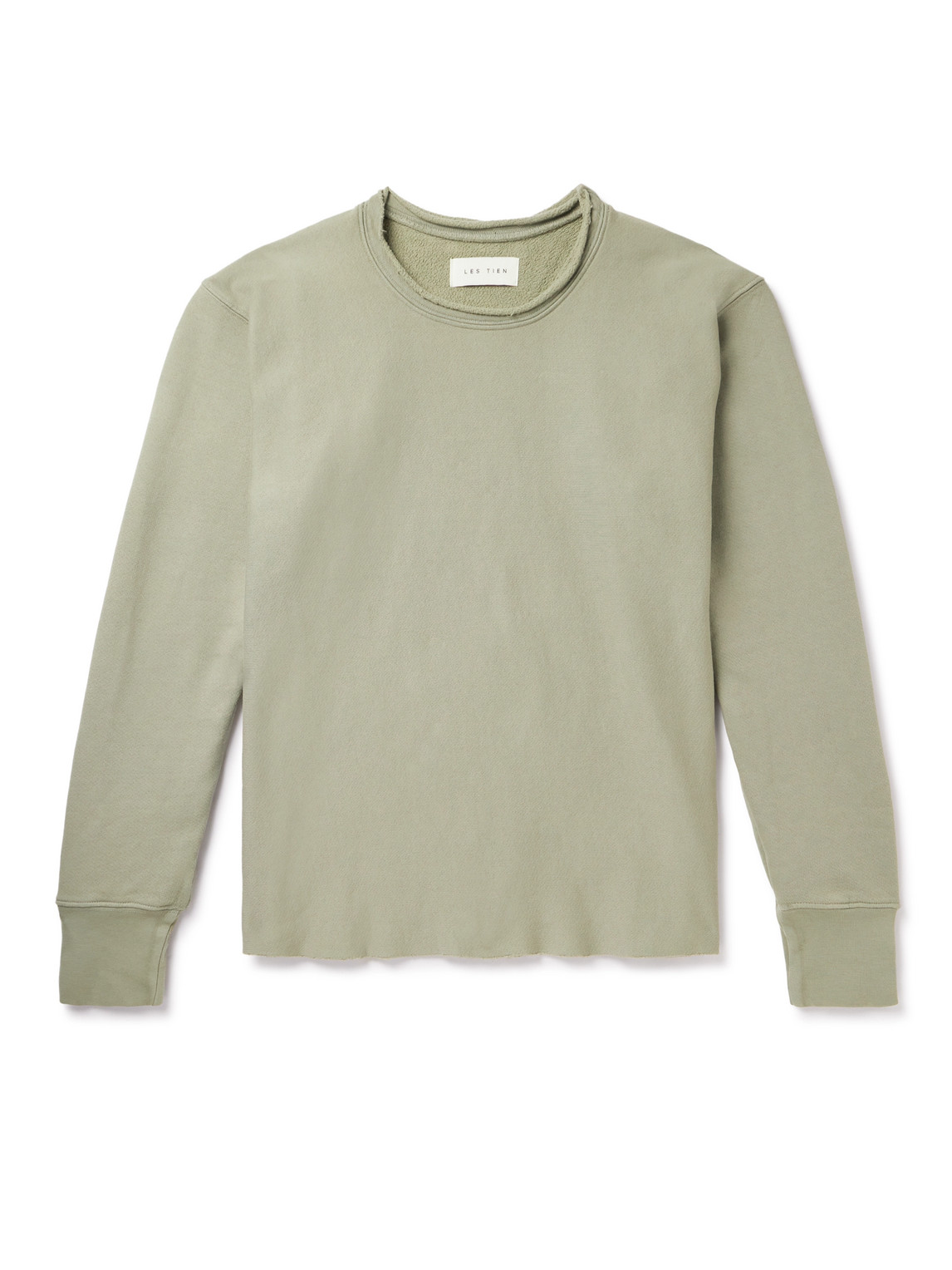 Distressed Cotton-Jersey Sweatshirt