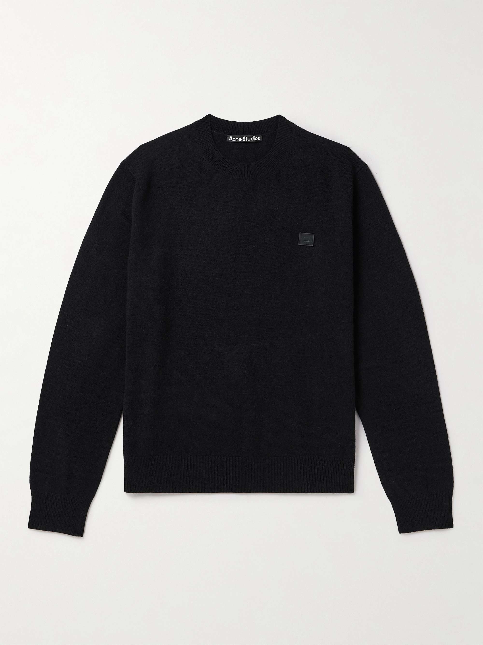 ACNE STUDIOS Kalon Logo-Appliquéd Wool Sweater for Men | MR PORTER