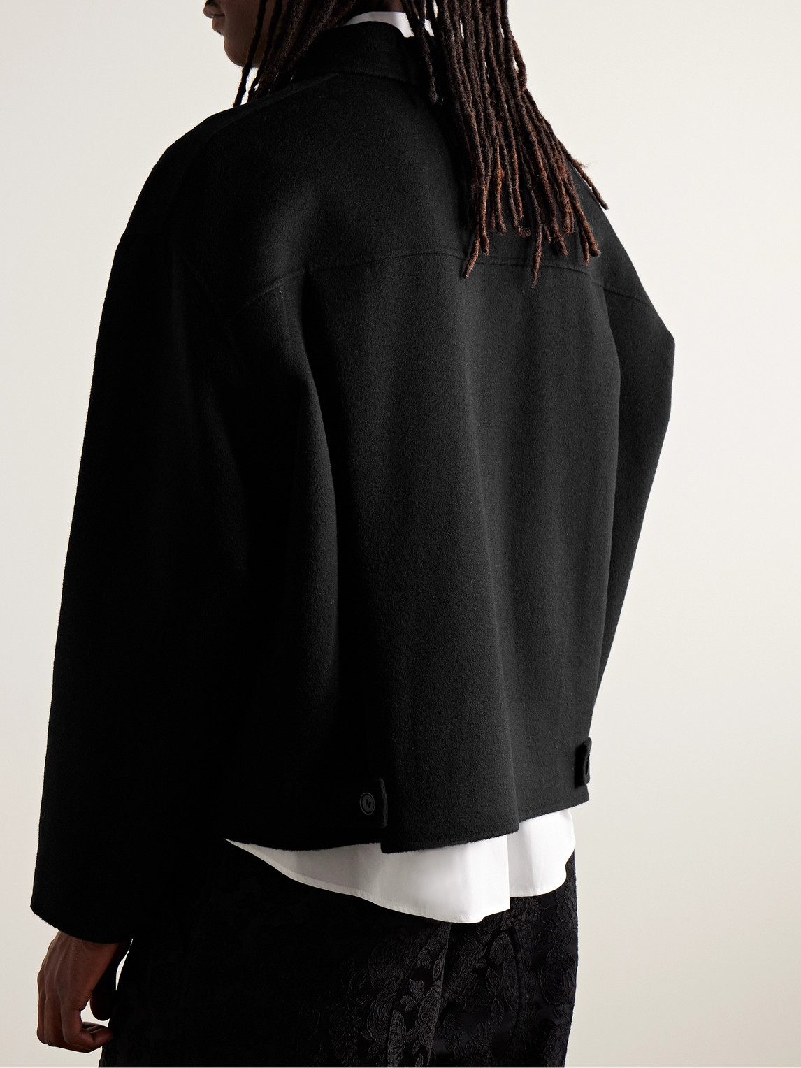  Acne Studios - Doverio Wool-flannel Jacket - Men - Black - It 54 