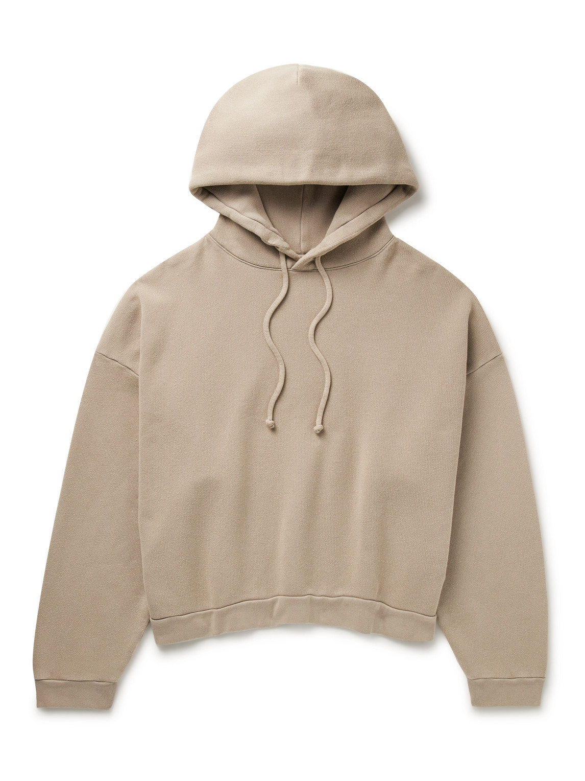 Acne Studios Fester H Cotton-jersey Hoodie In Neutrals