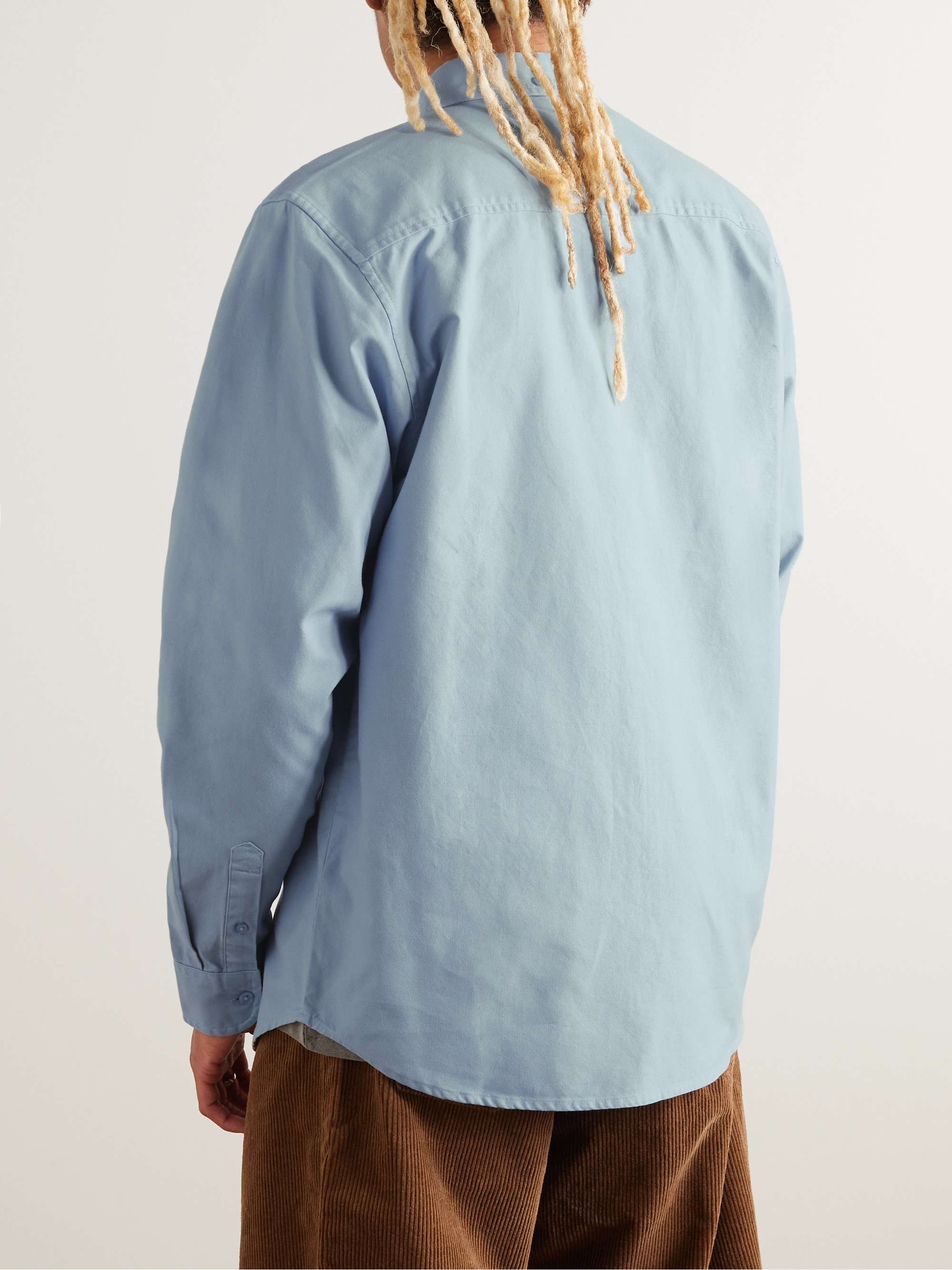 CARHARTT WIP Camicia in cotone Oxford con collo button-down e logo ricamato Bolton
