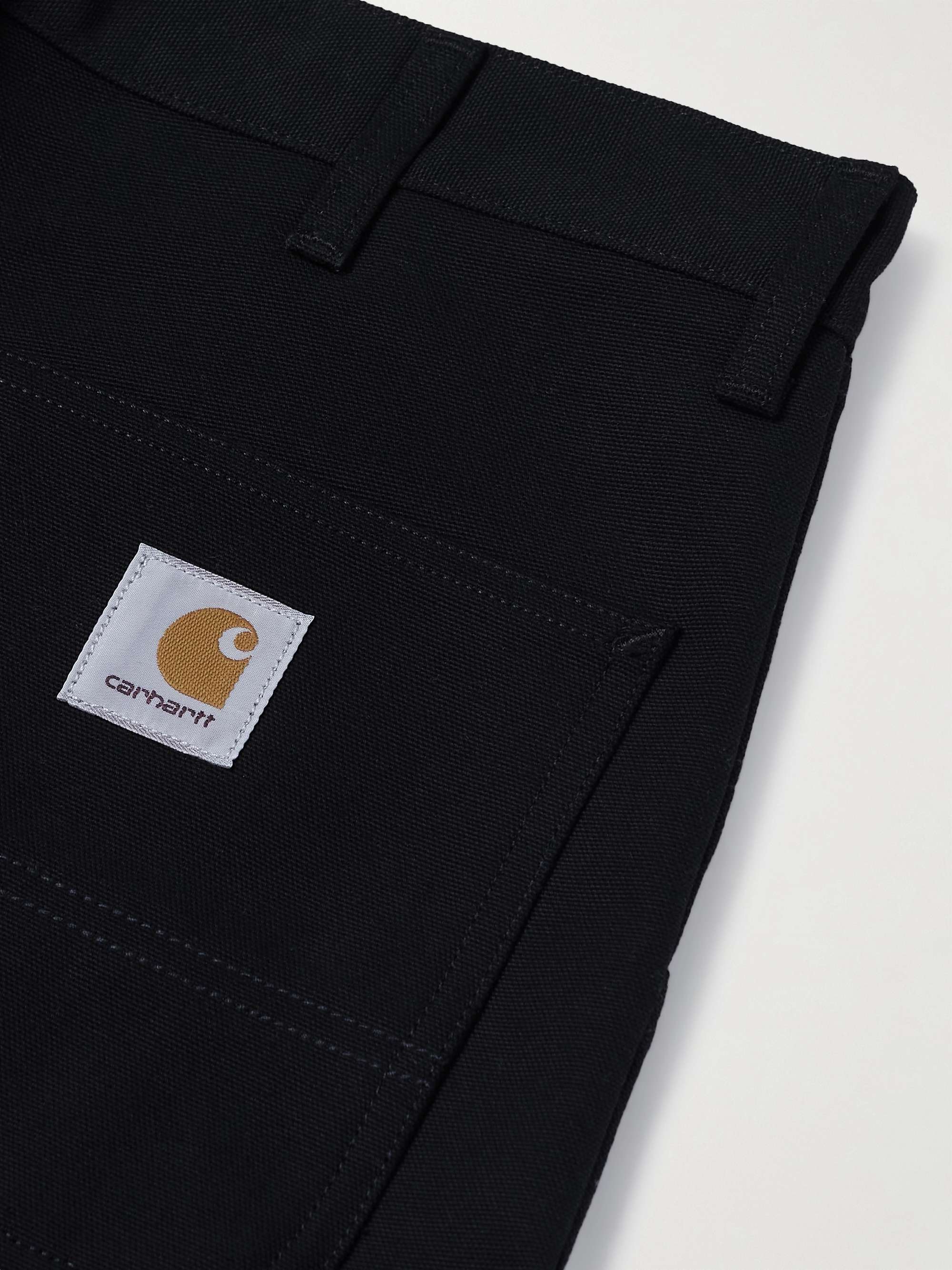CARHARTT WIP Single Knee Straight-Leg Organic Cotton-Canvas Trousers