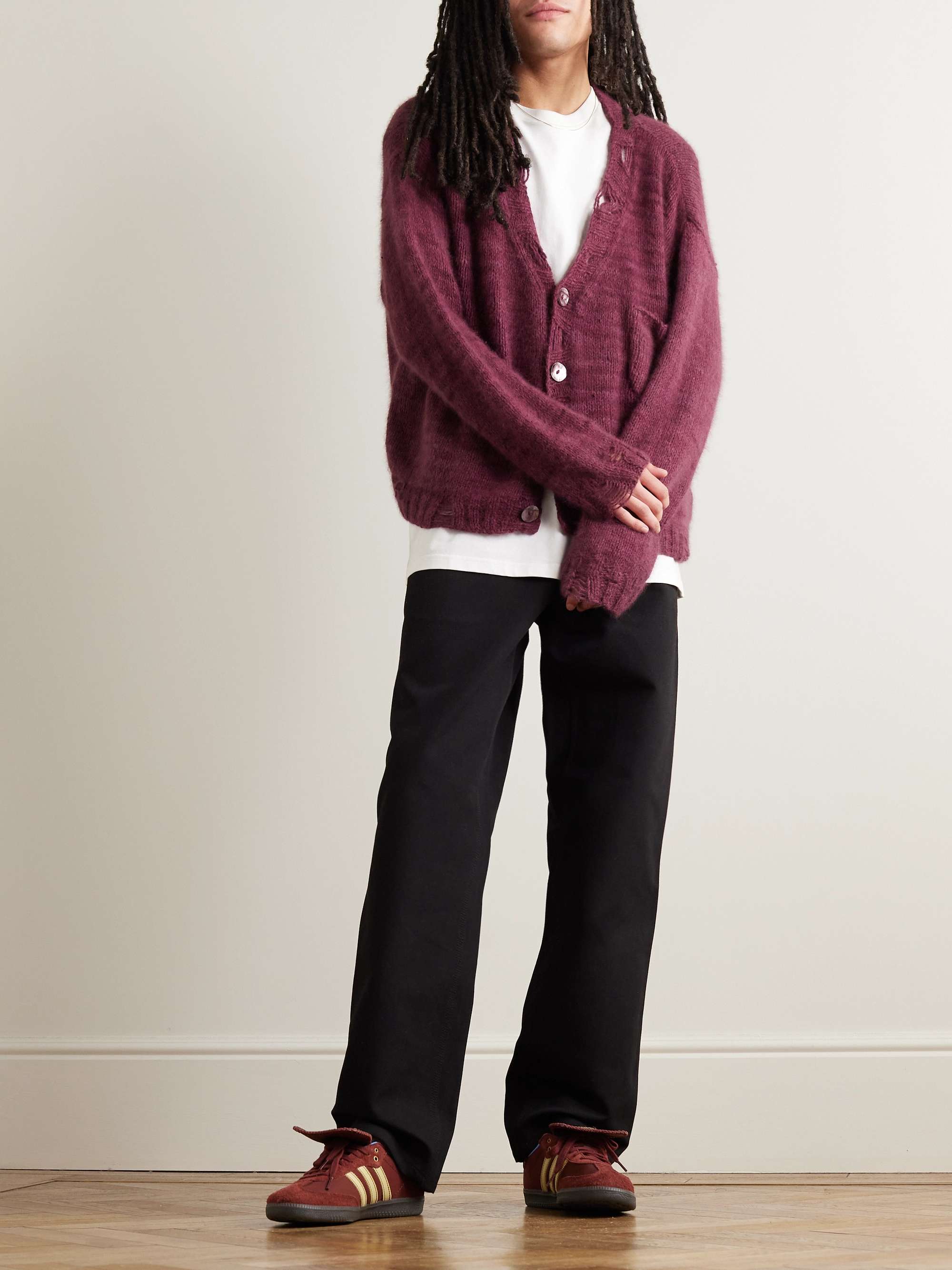 CARHARTT WIP Single Knee Straight-Leg Organic Cotton-Canvas Trousers
