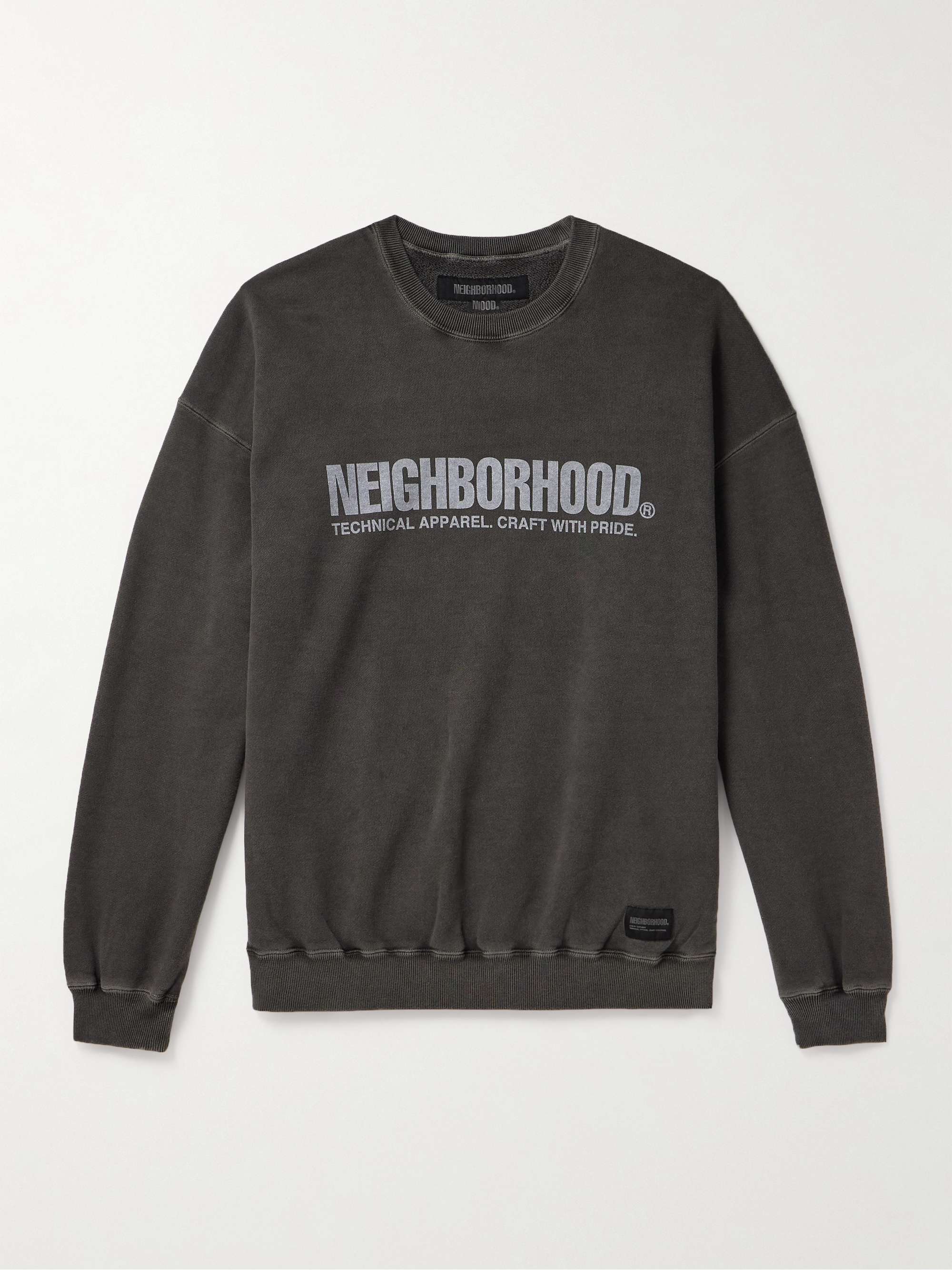 NEIGHBORHOOD Logo Print Cotton Jersey Sweatshirt for Men MR PORTER