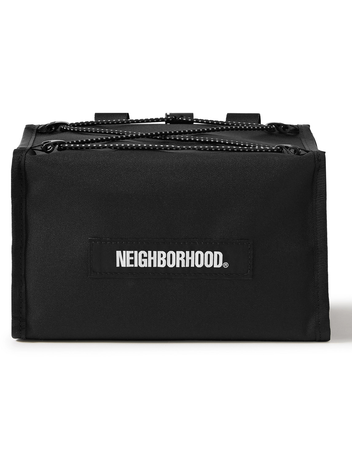 Shop Neighborhood Logo-print Ecostep Bar Bag In Black
