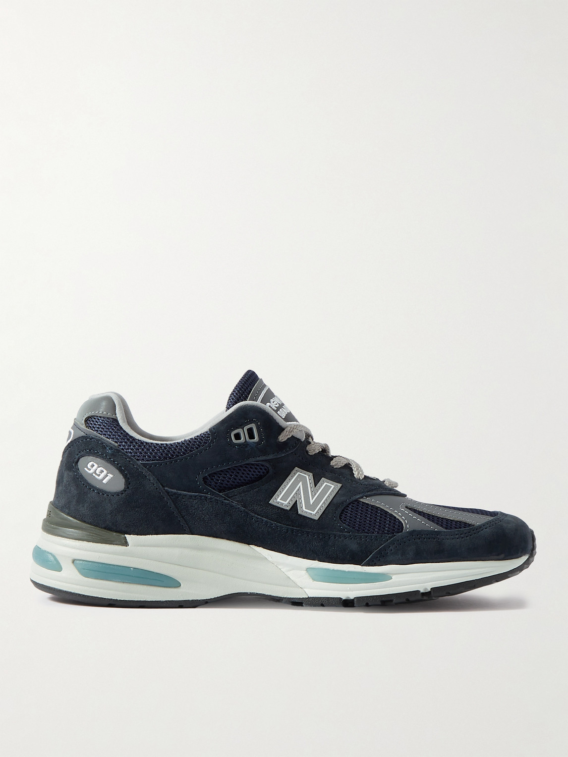 991v2 Suede and Mesh Sneakers
