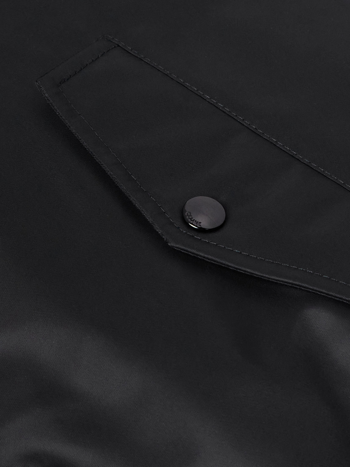 Celine Logo-print Chain-embellished Shell Bomber Jacket In Black