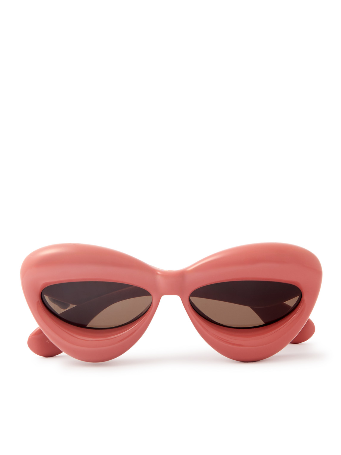 Loewe Inflated Round-frame Acetate Sunglasses In Pink