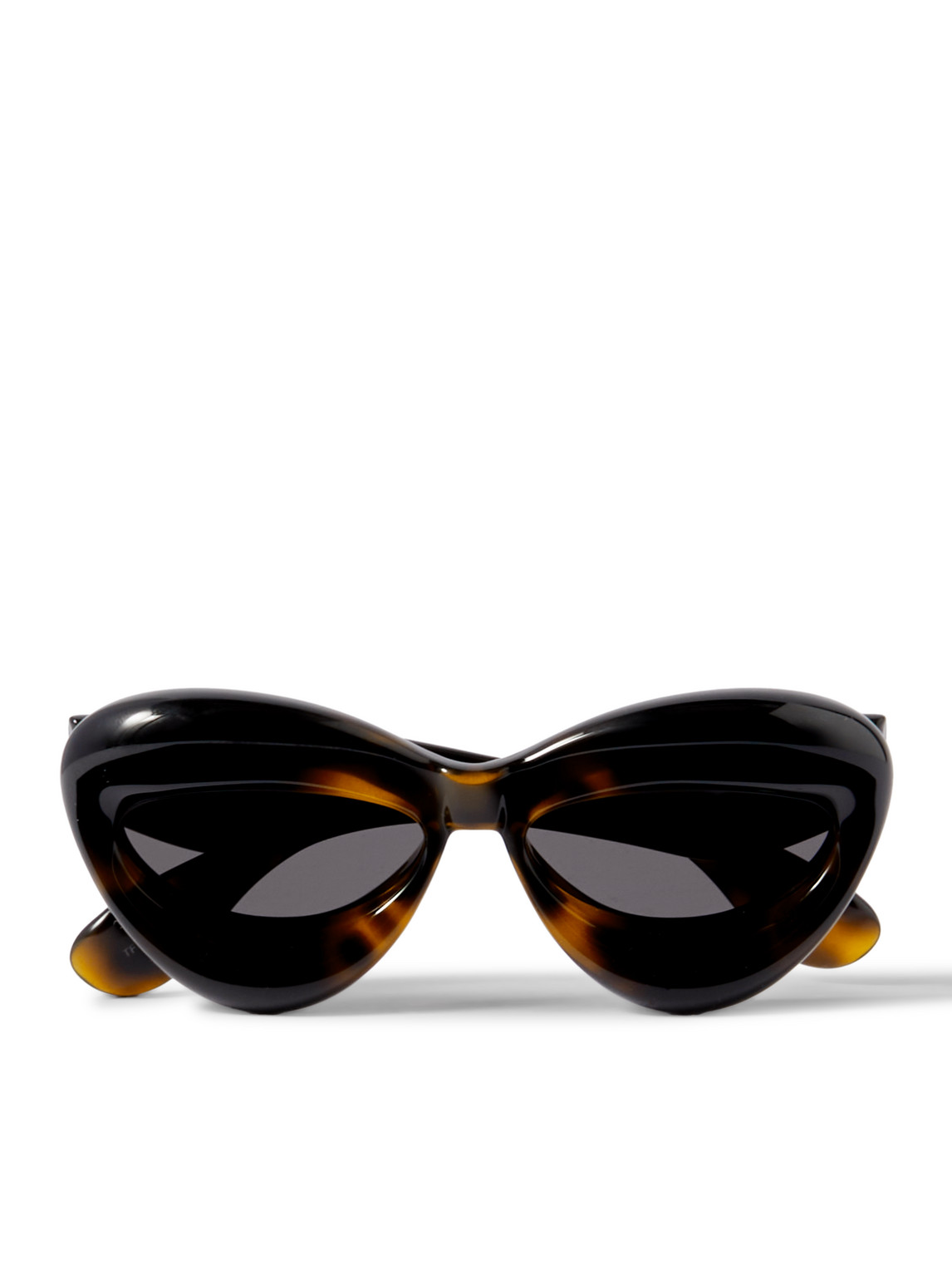 LOEWE - Injected Round-Frame Tortoiseshell Acetate Sunglasses - Men - Tortoiseshell
