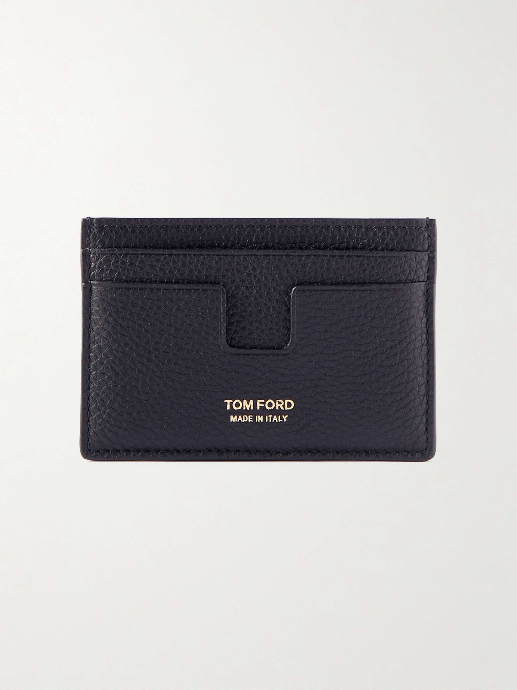 TOM FORD Full-Grain Leather Cardholder