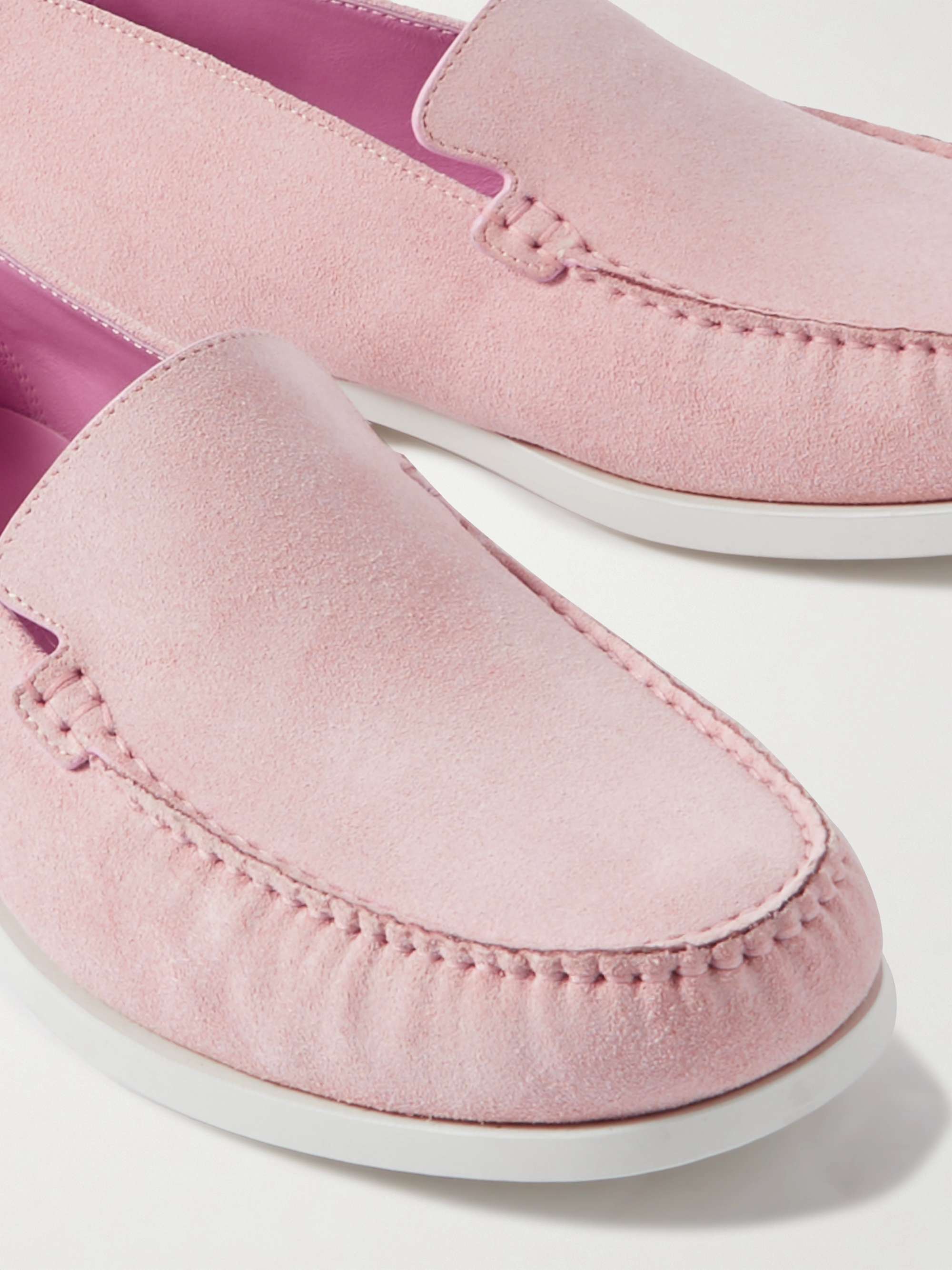MANOLO BLAHNIK Monaco Suede Loafers