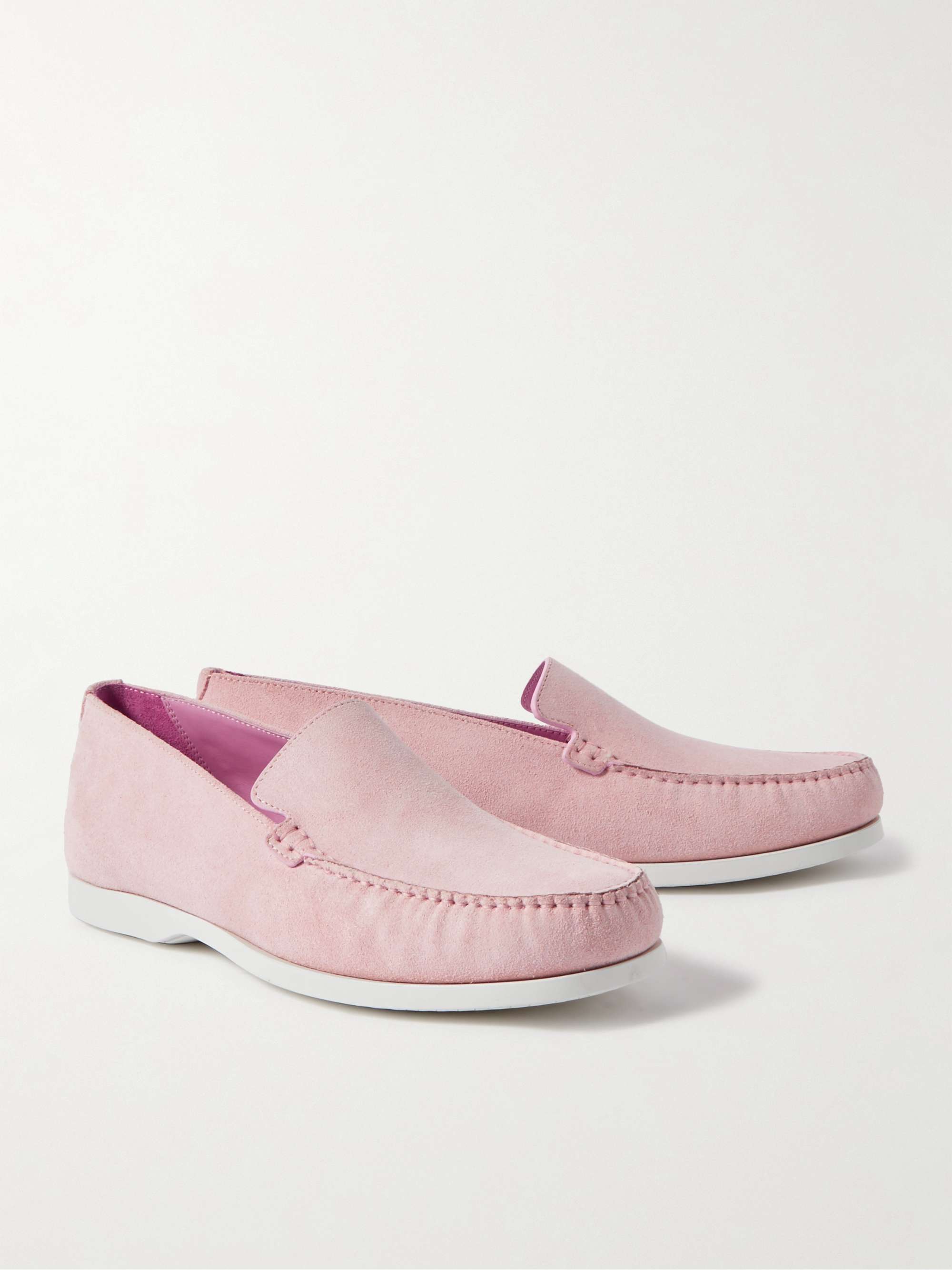 MANOLO BLAHNIK Monaco Suede Loafers