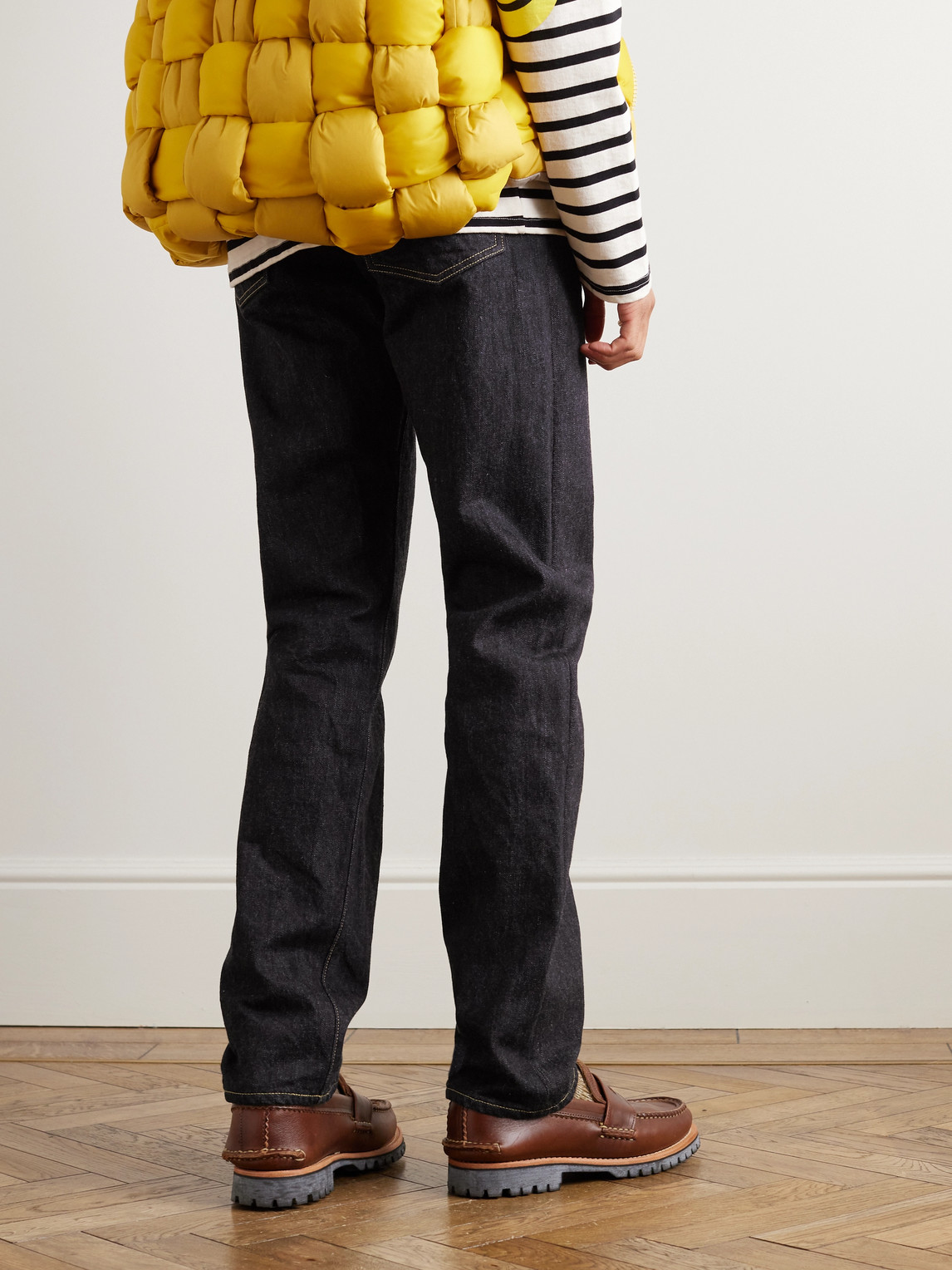 Shop Kapital Monkey Cisco Slim-fit Jeans In Blue