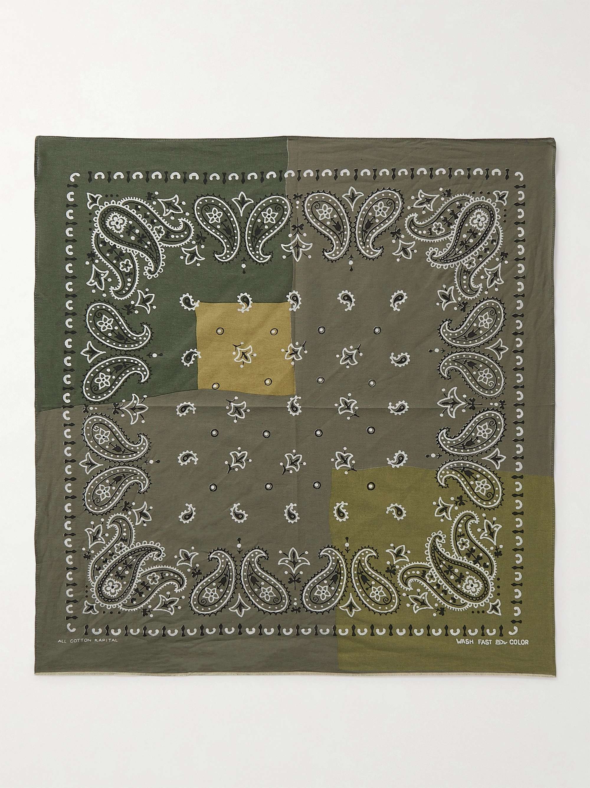 KAPITAL Fastcolor Printed Selvedge CottonVoile Bandana for Men MR PORTER