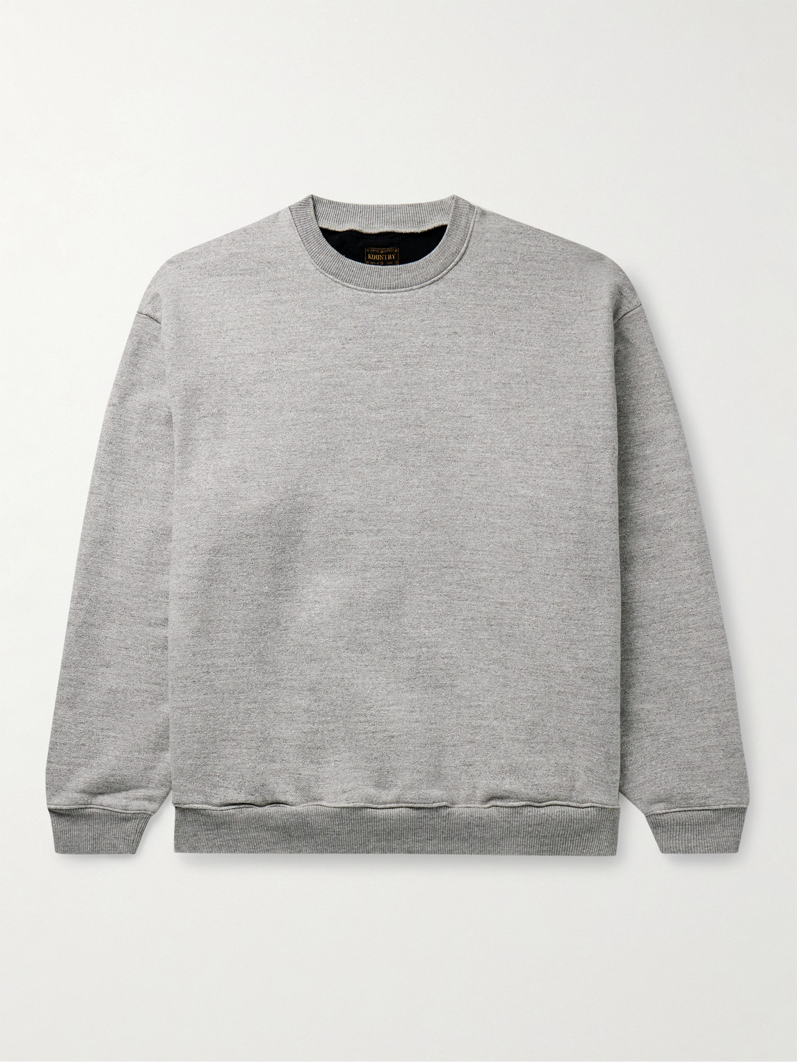 KAPITAL Patchwork Cotton-Blend Jersey Sweatshirt - Men
