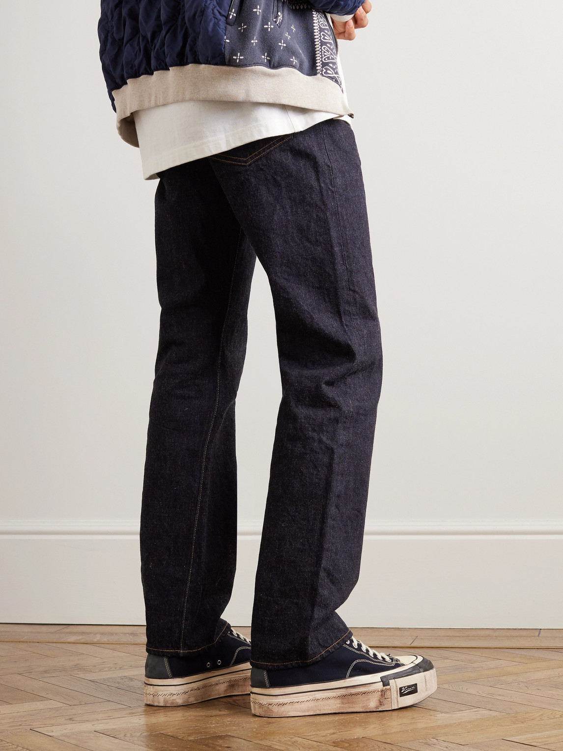 Shop Kapital Straight-leg Jeans In Blue