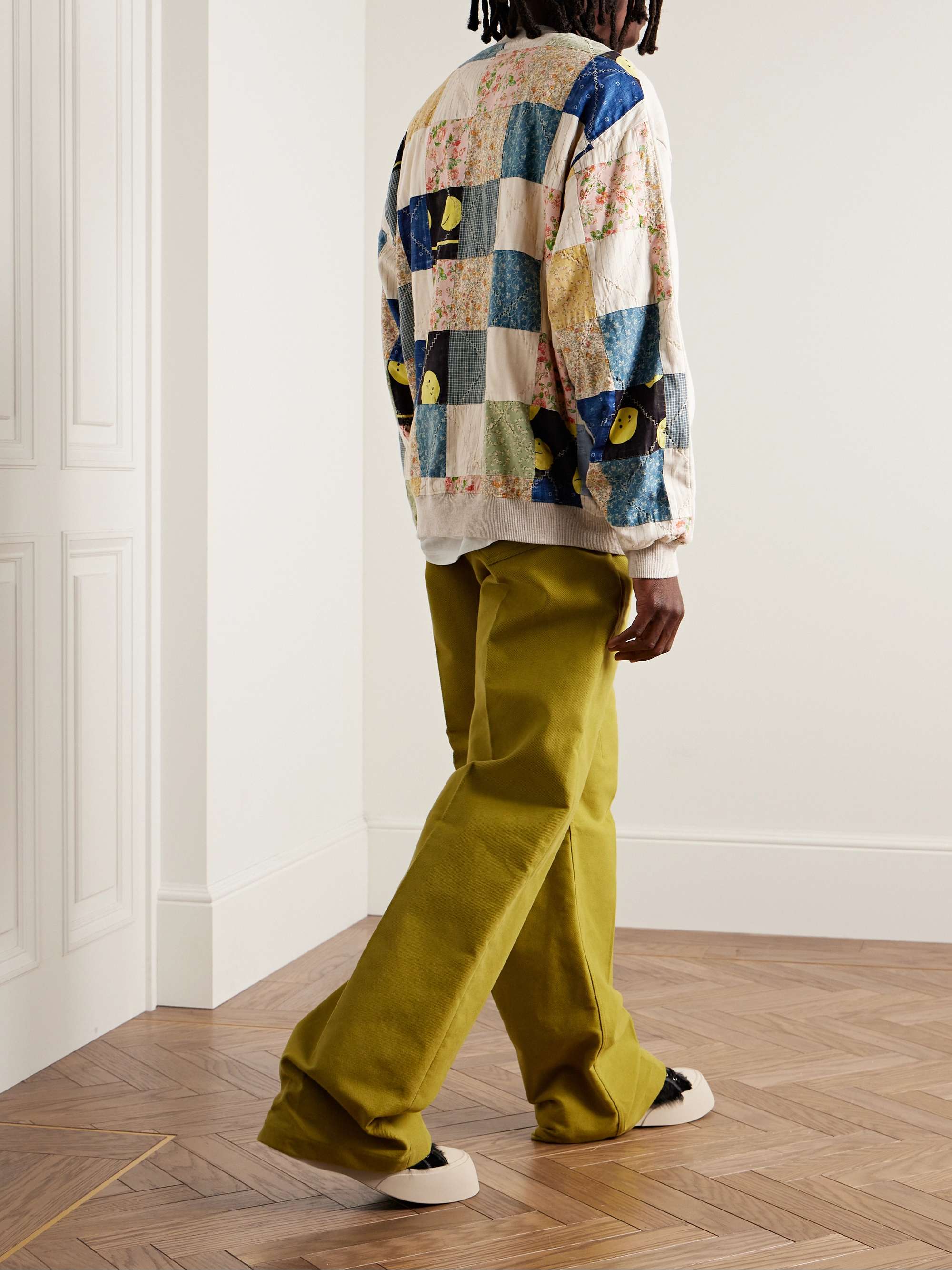 KAPITAL Patchwork Cotton-Jersey Sweatshirt for Men | MR PORTER