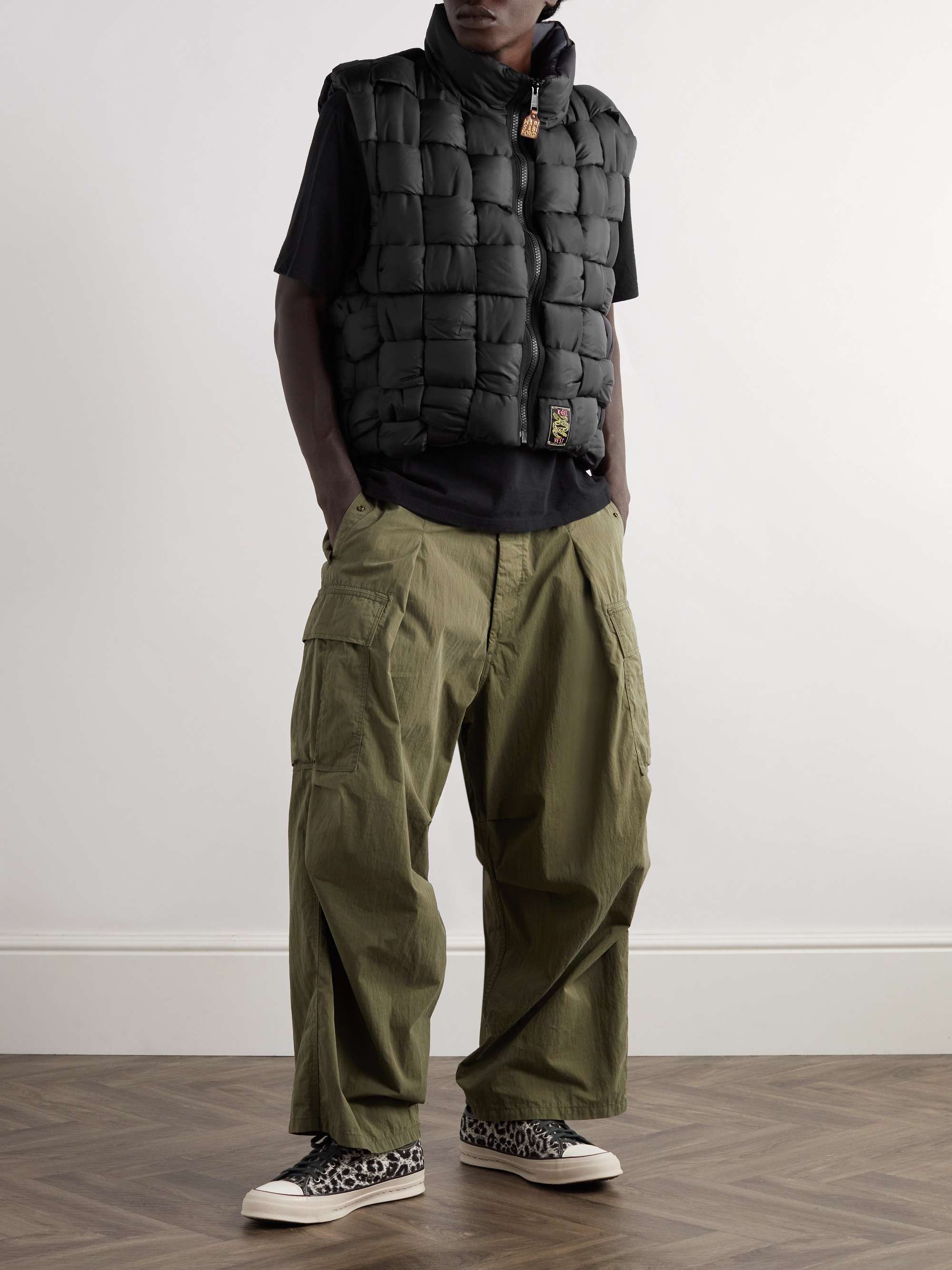 KAPITAL Reversible Quilted Padded Shell Gilet for Men | MR PORTER