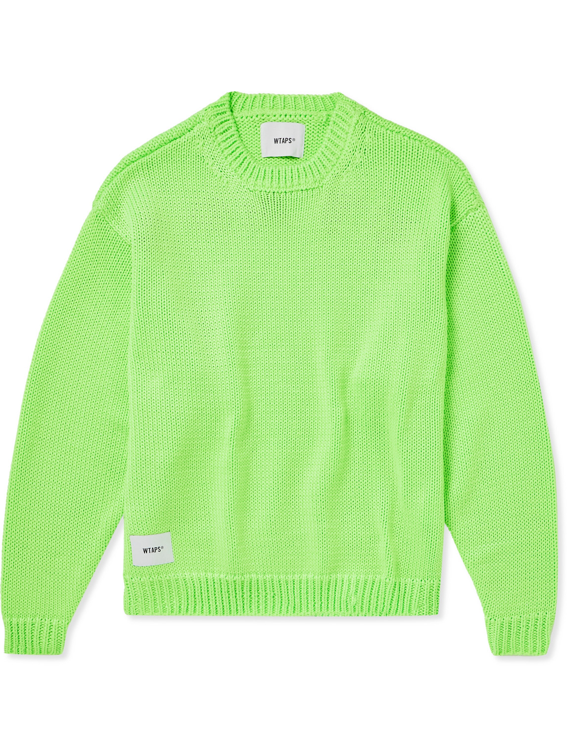 Wtaps Crewneck Sweater 01 In Green