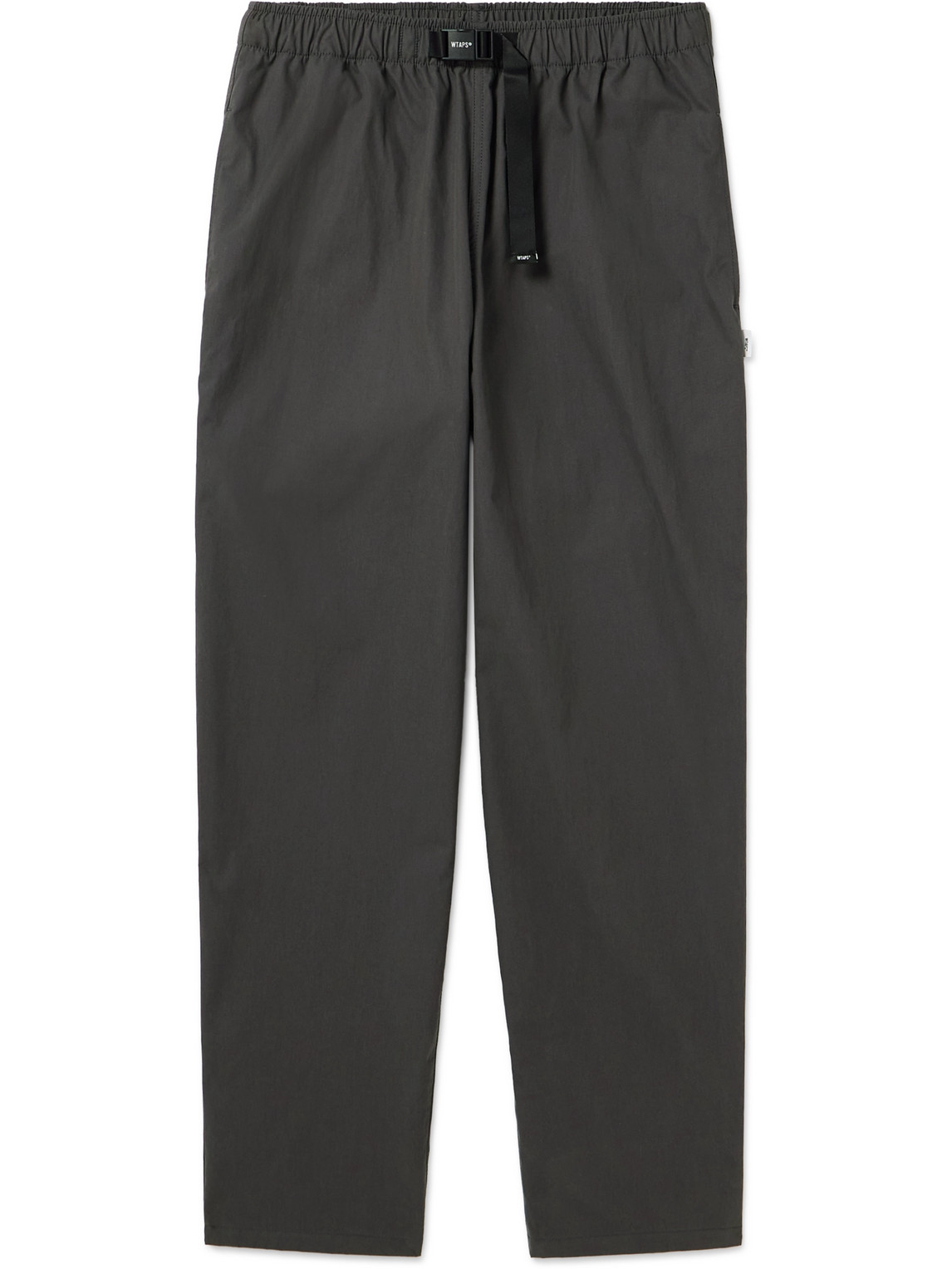 WTAPS Tapered Belted Cotton-Blend Trousers | Smart Closet