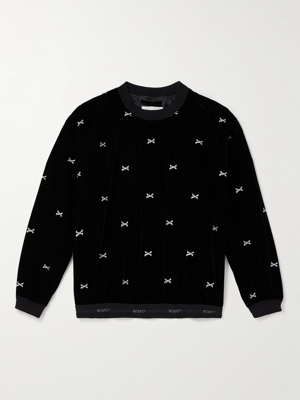 WTAPS – Embroidered Velour Sweatshirt