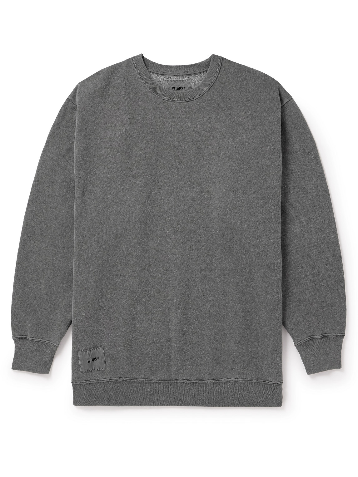 Wtaps Cotton-blend Jersey Sweatshirt In Gray