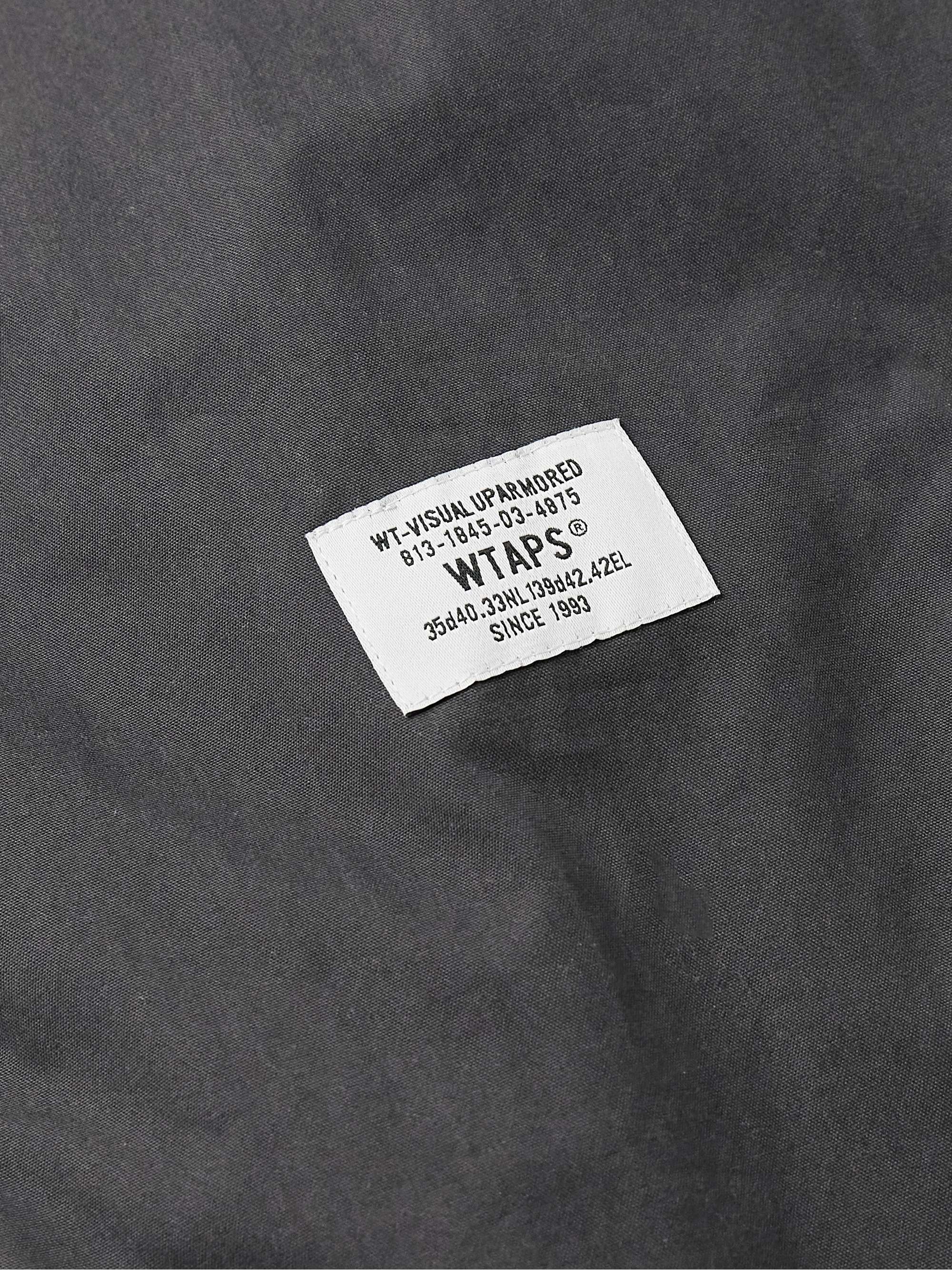 WTAPS® Logo-Appliquéd Cotton and Nylon-Blend Bomber Jacket for Men | MR ...