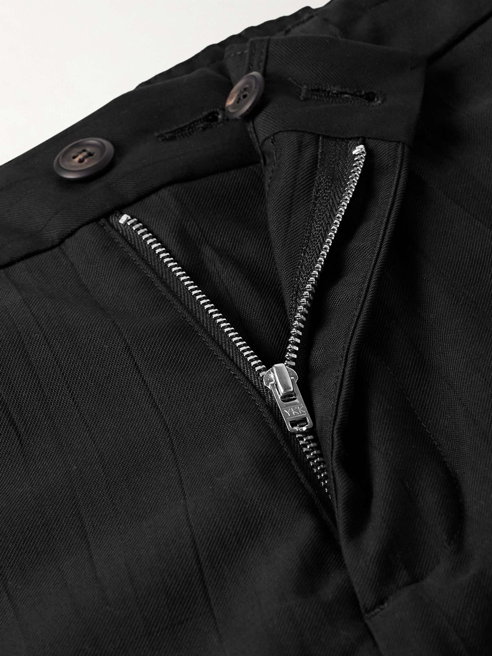 OUR LEGACY Sailor Wide-Leg Crinkled-Twill Trousers for Men