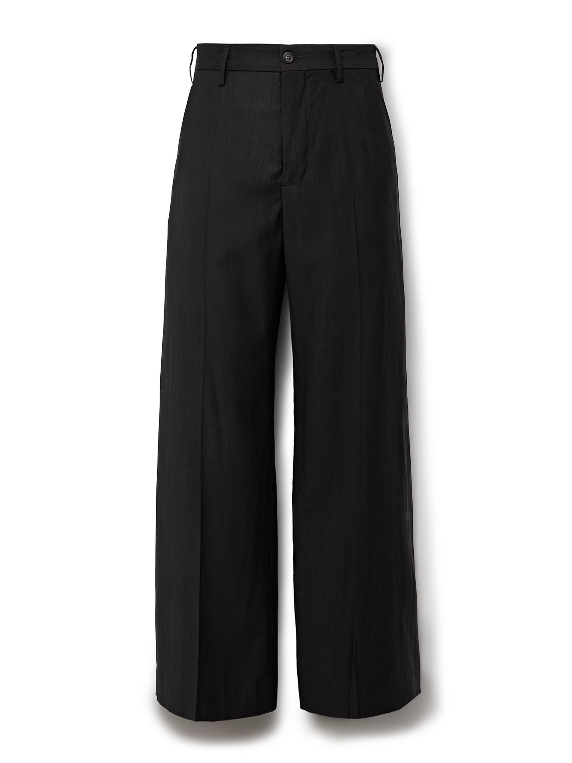 Our Legacy Sailor Wide-leg Tailored Trousers In Black